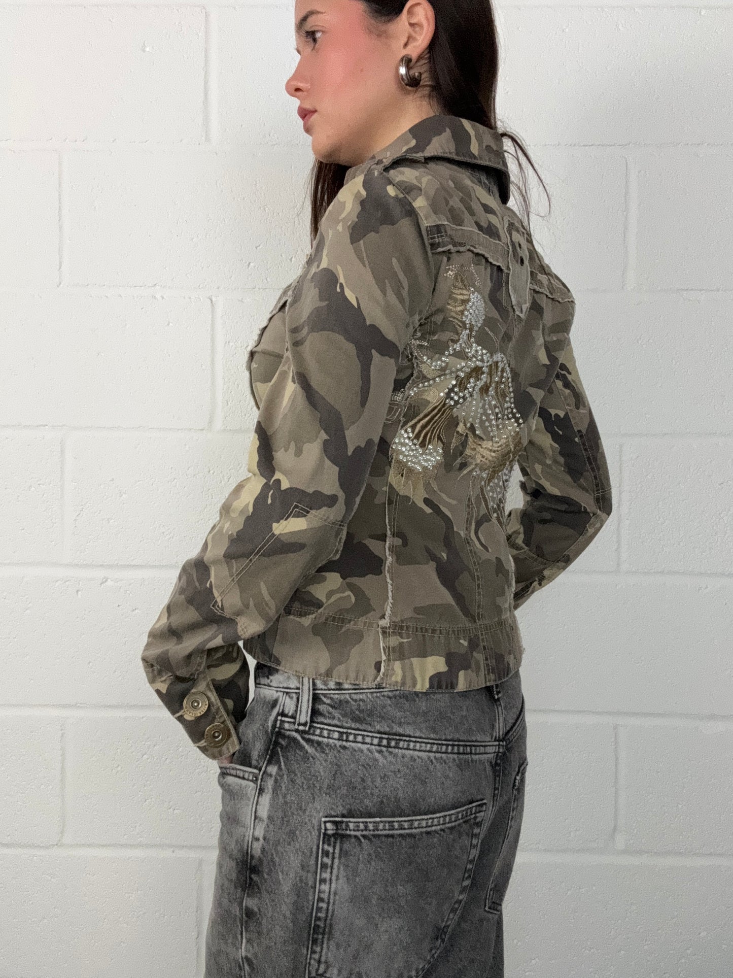 Camo Y2K Jacket (UK10)