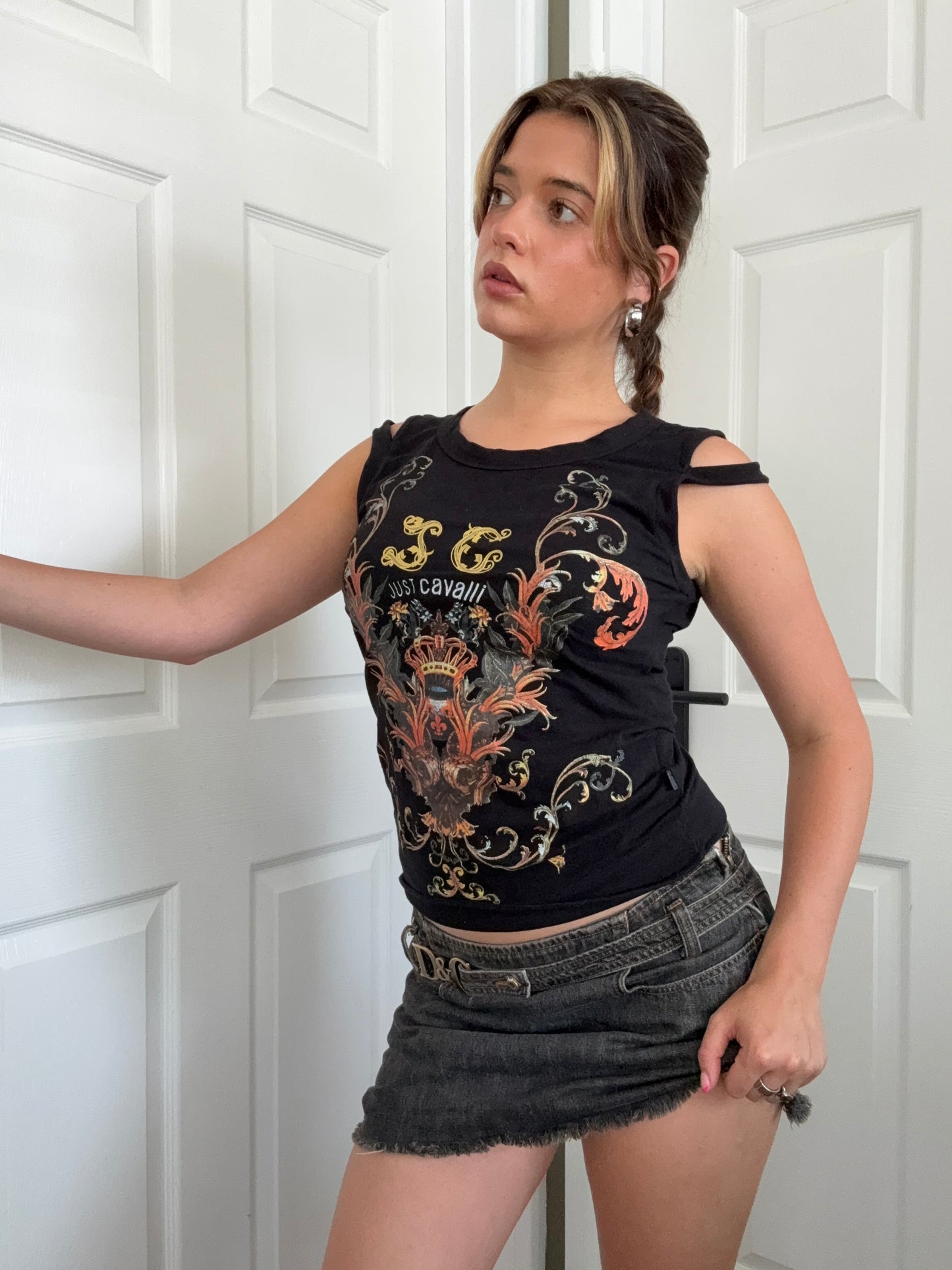 Cavalli Vest Top (S)