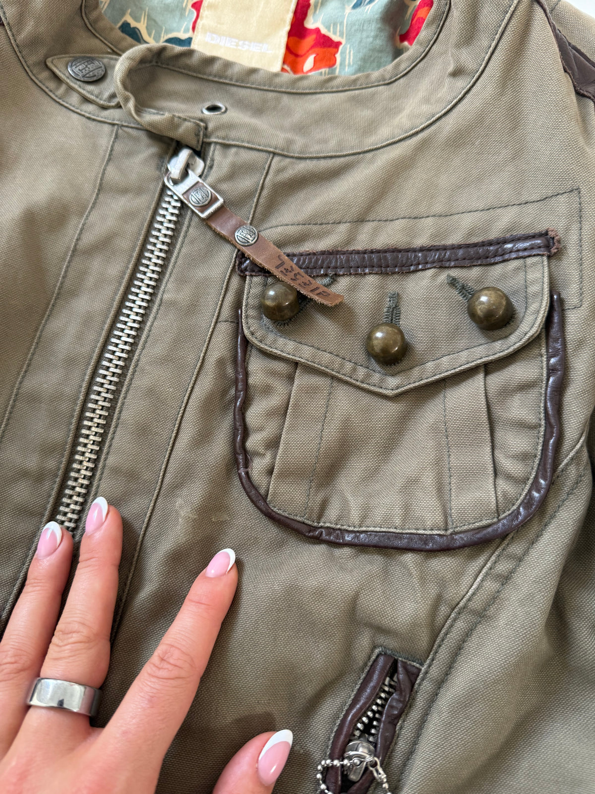 Diesel Fitted Utility Jacket (L)