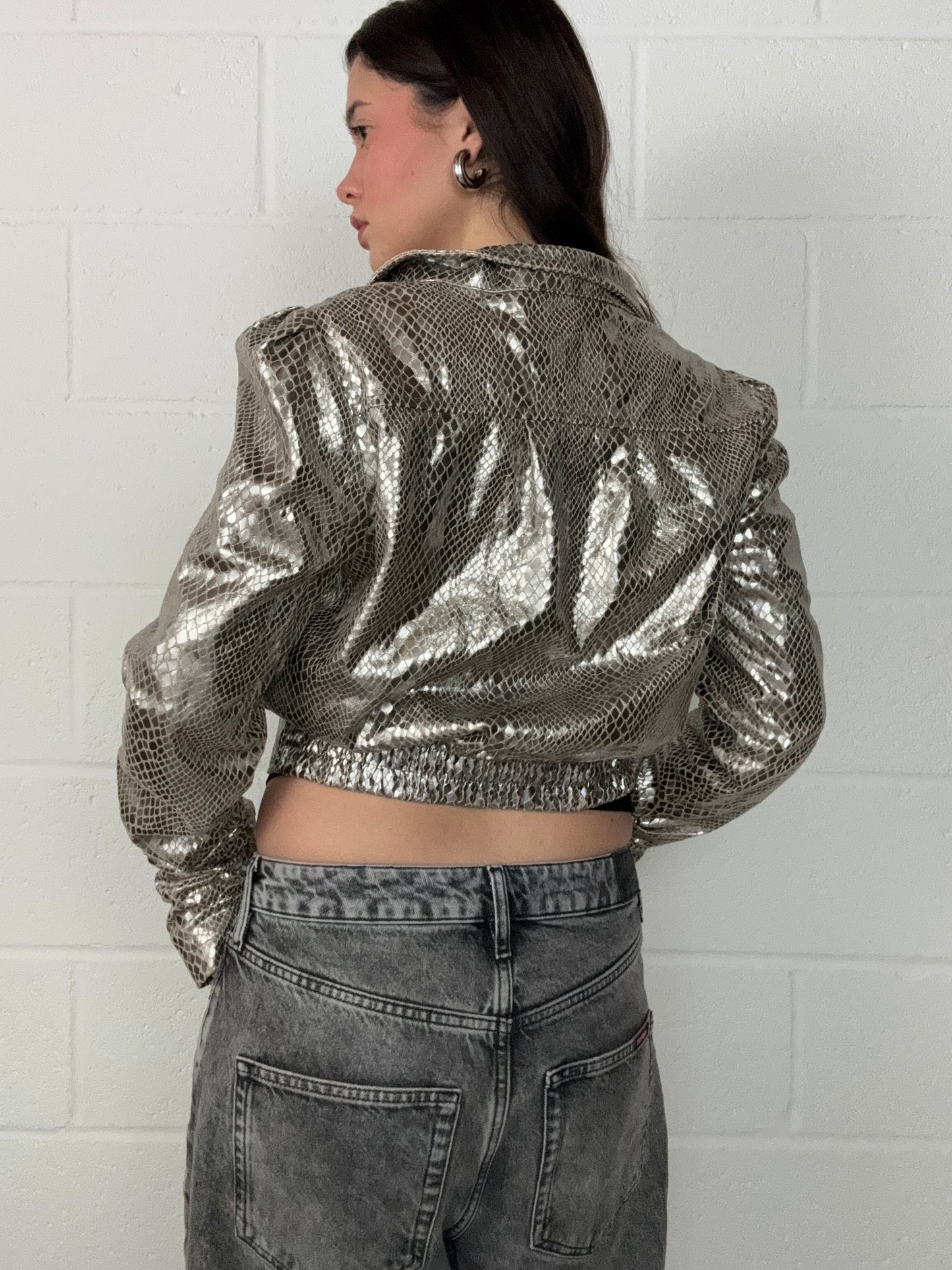 Miss Sixty Silver Jacket (M)