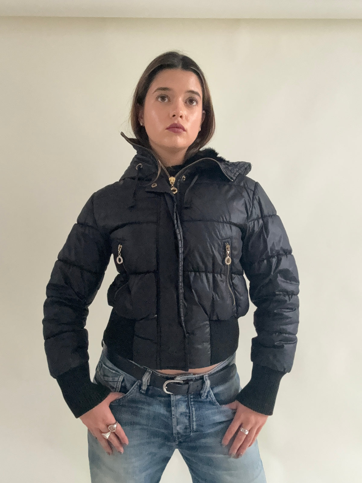 Y2K Puffer Jacket (S)