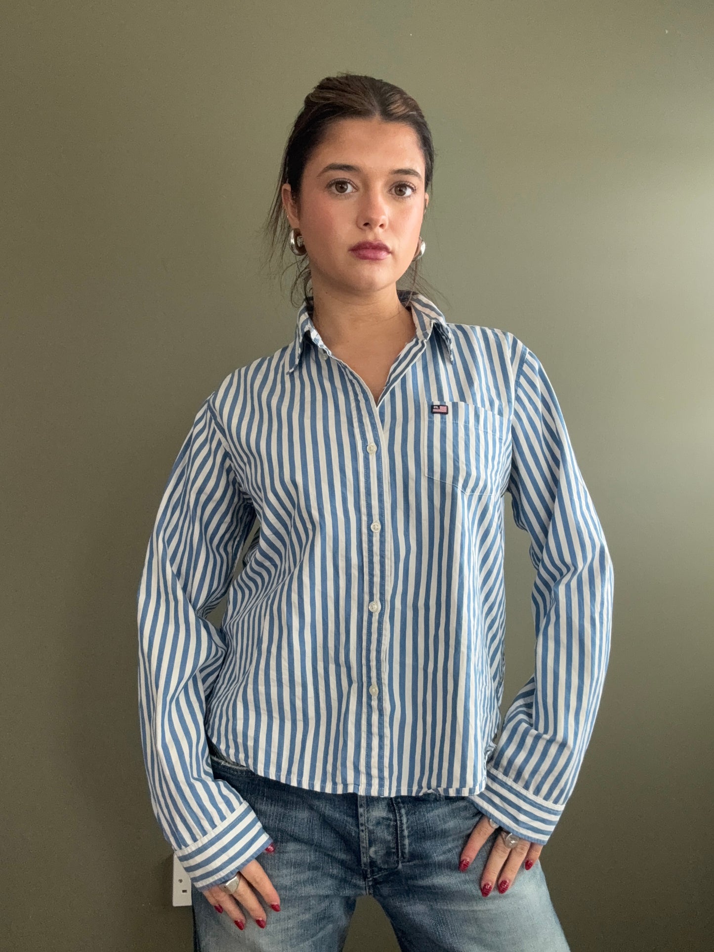 Ralph Lauren Striped Shirt (L)