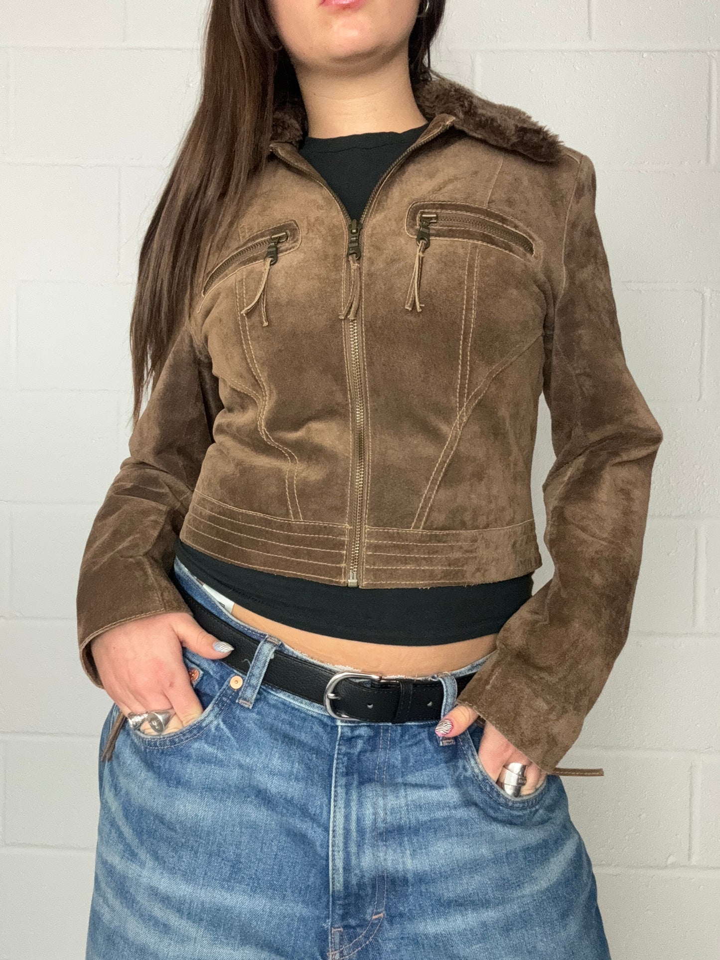 Brown Suede Jacket