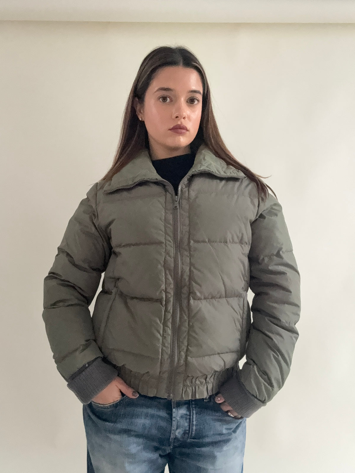 Calvin Klein Khaki Puffer (L)