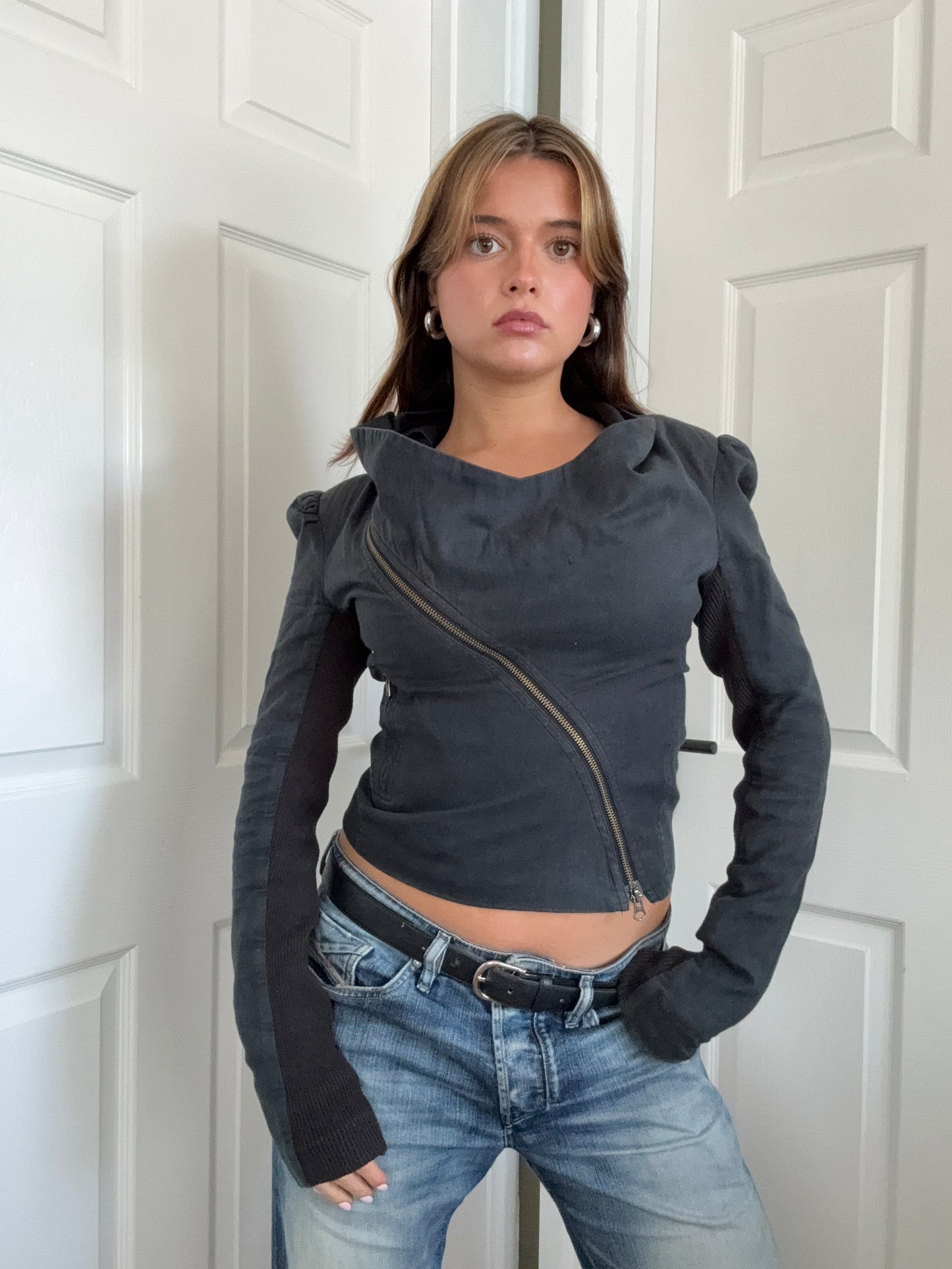 Allsaints Asymmetric Jacket (UK8)