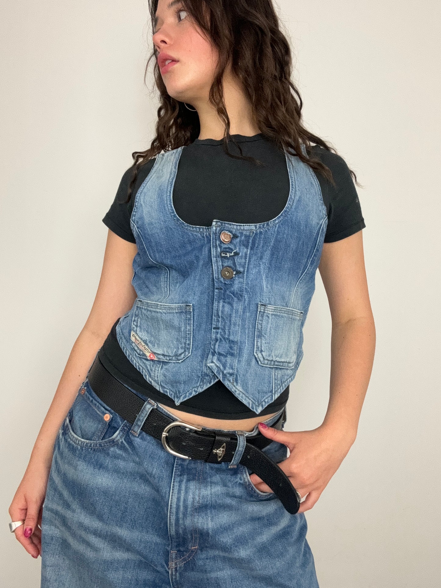 Diesel Denim Waistcoat