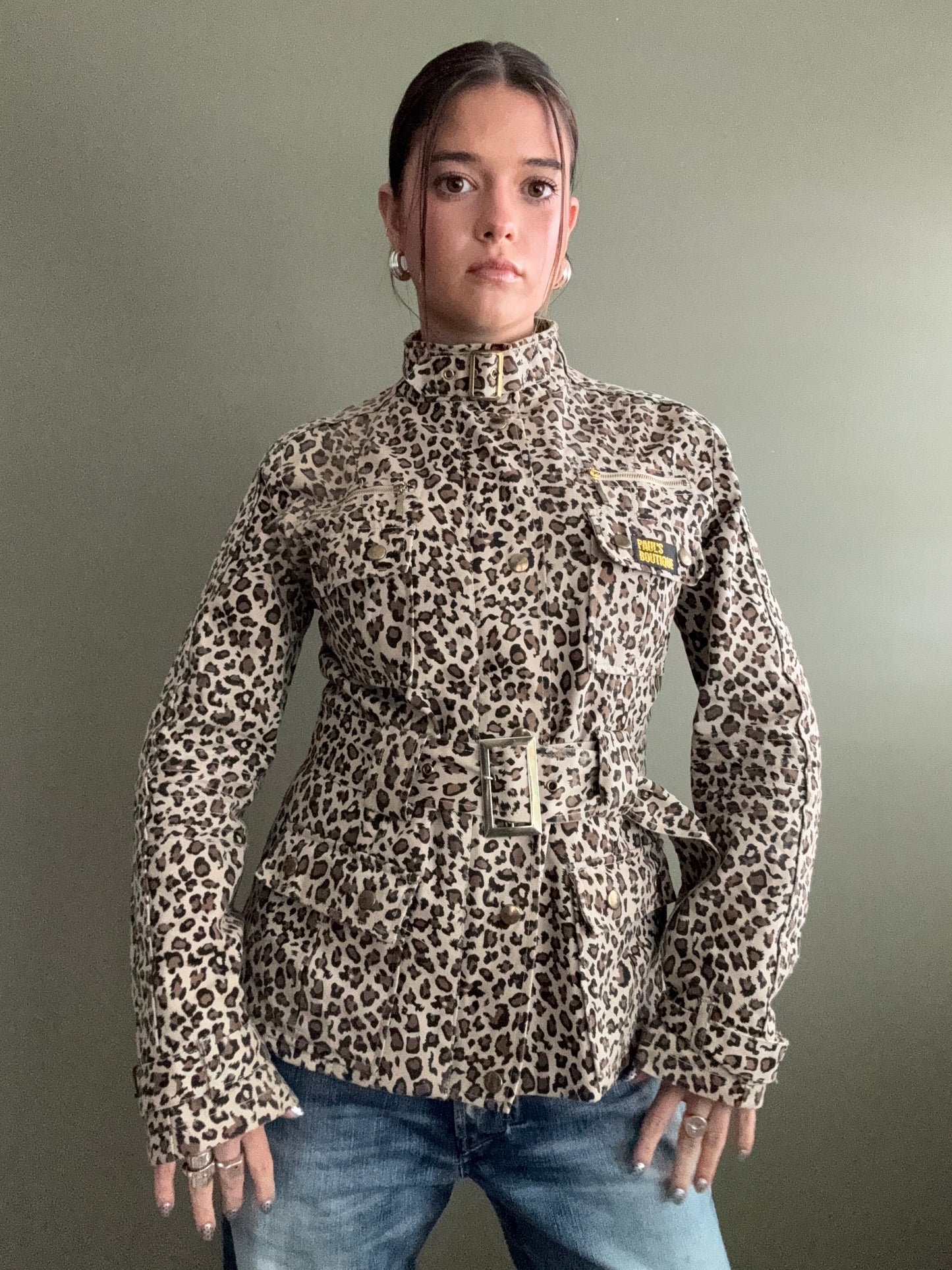 Paul’s Boutique Leopard Jacket (M)