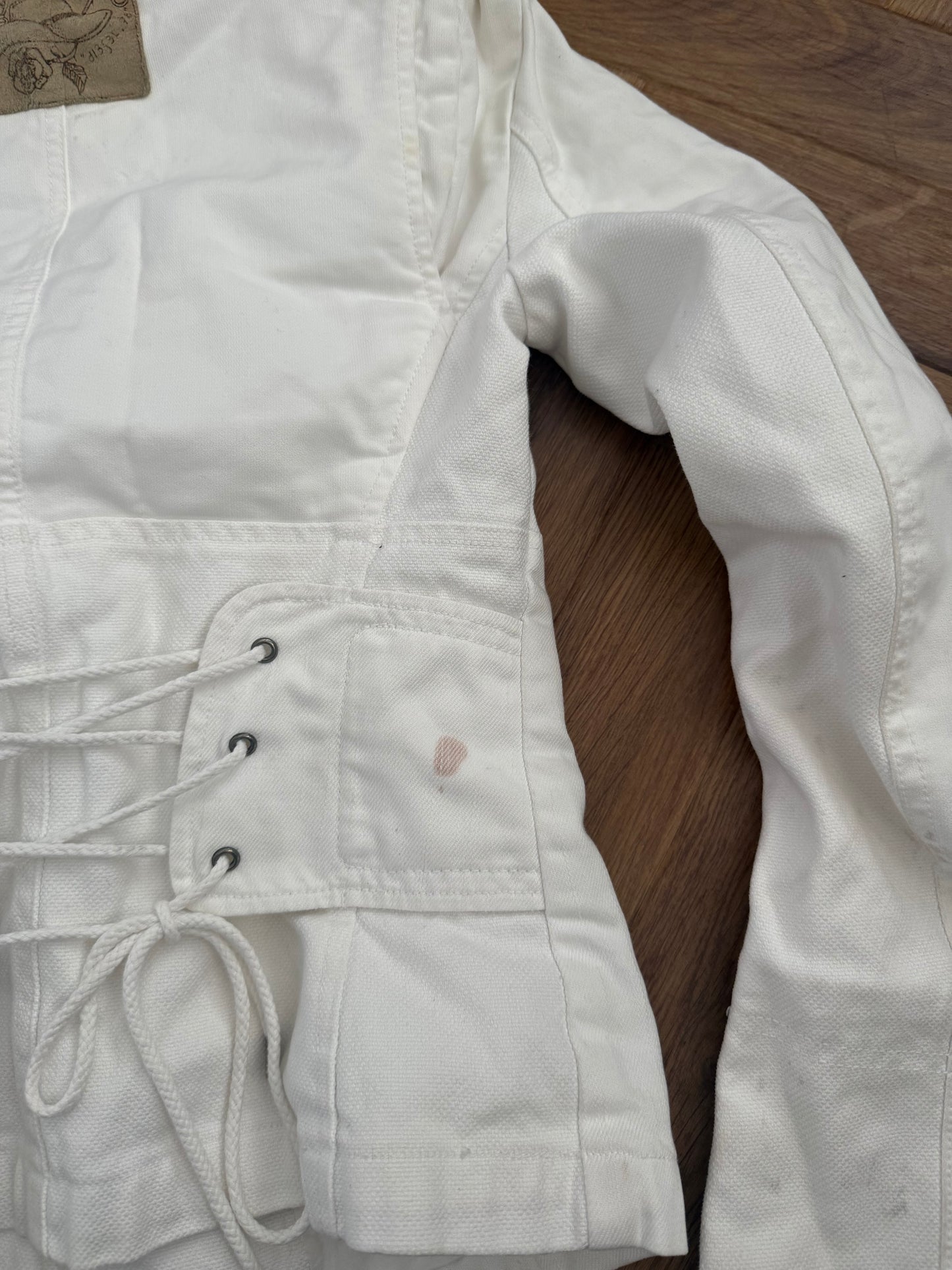 Diesel White Corset Jacket (S)