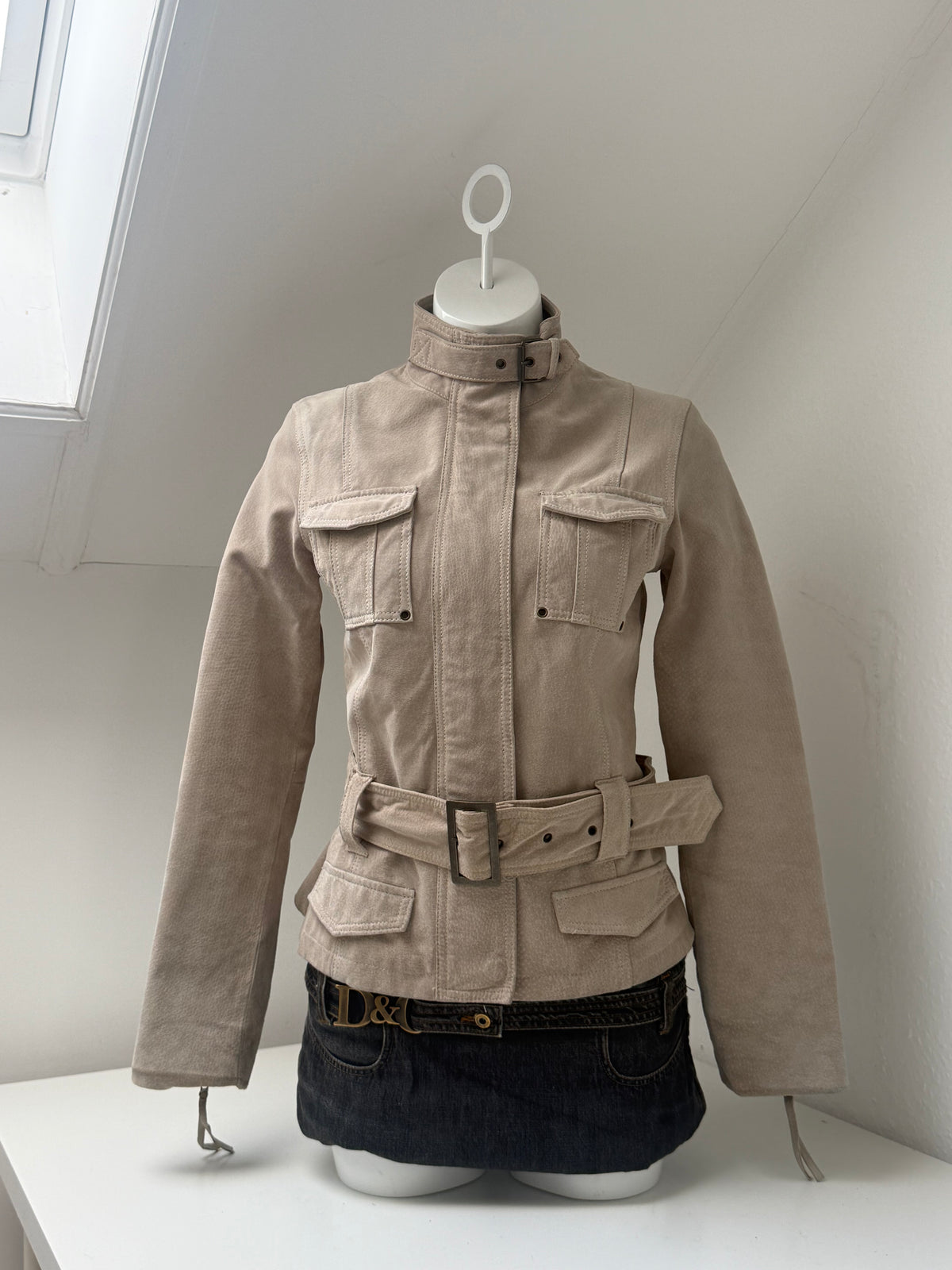 Suede Buckle Jacket (UK10)