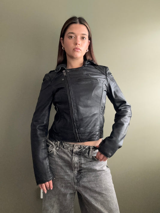 Firetrap Leather Jacket (S)