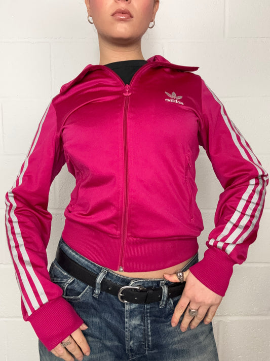 Adidas Pink Tracksuit Jacket (S)