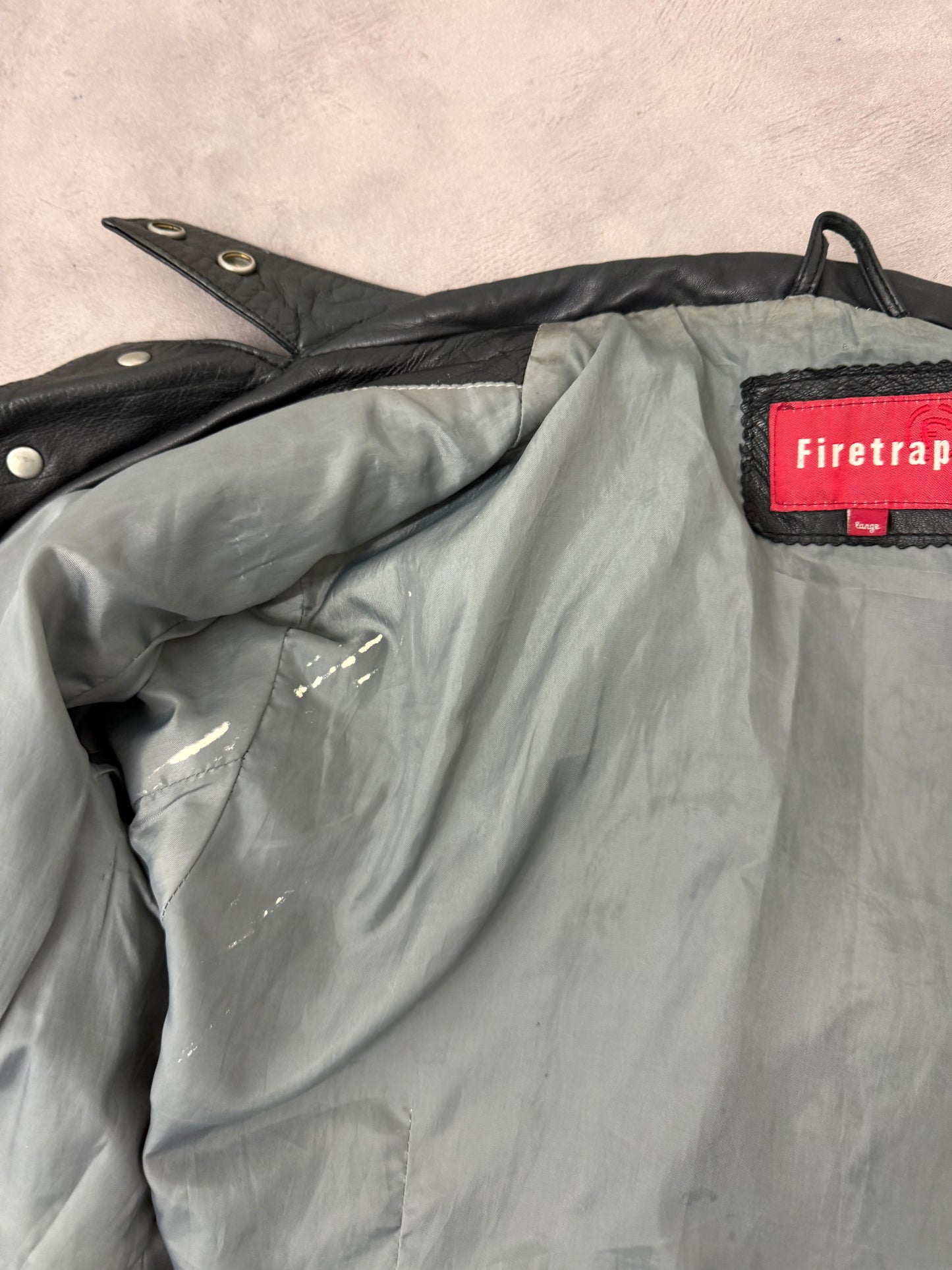 Firetrap Leather Jacket (L)