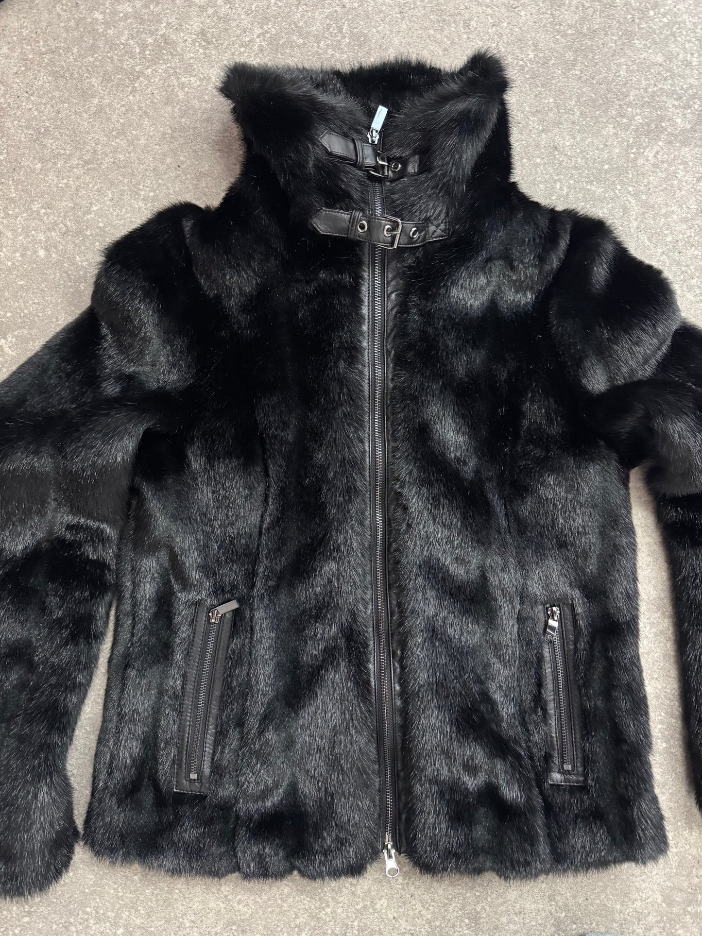 Armani Faux Fur Jacket (M)