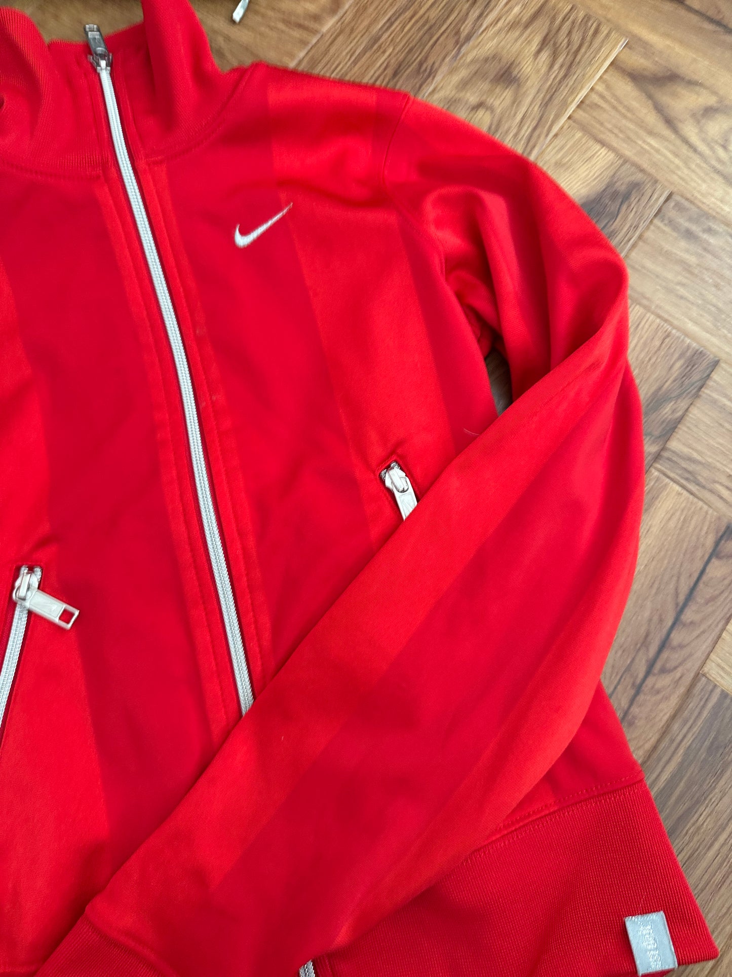 Striped Nike Tracksuit Top (S)