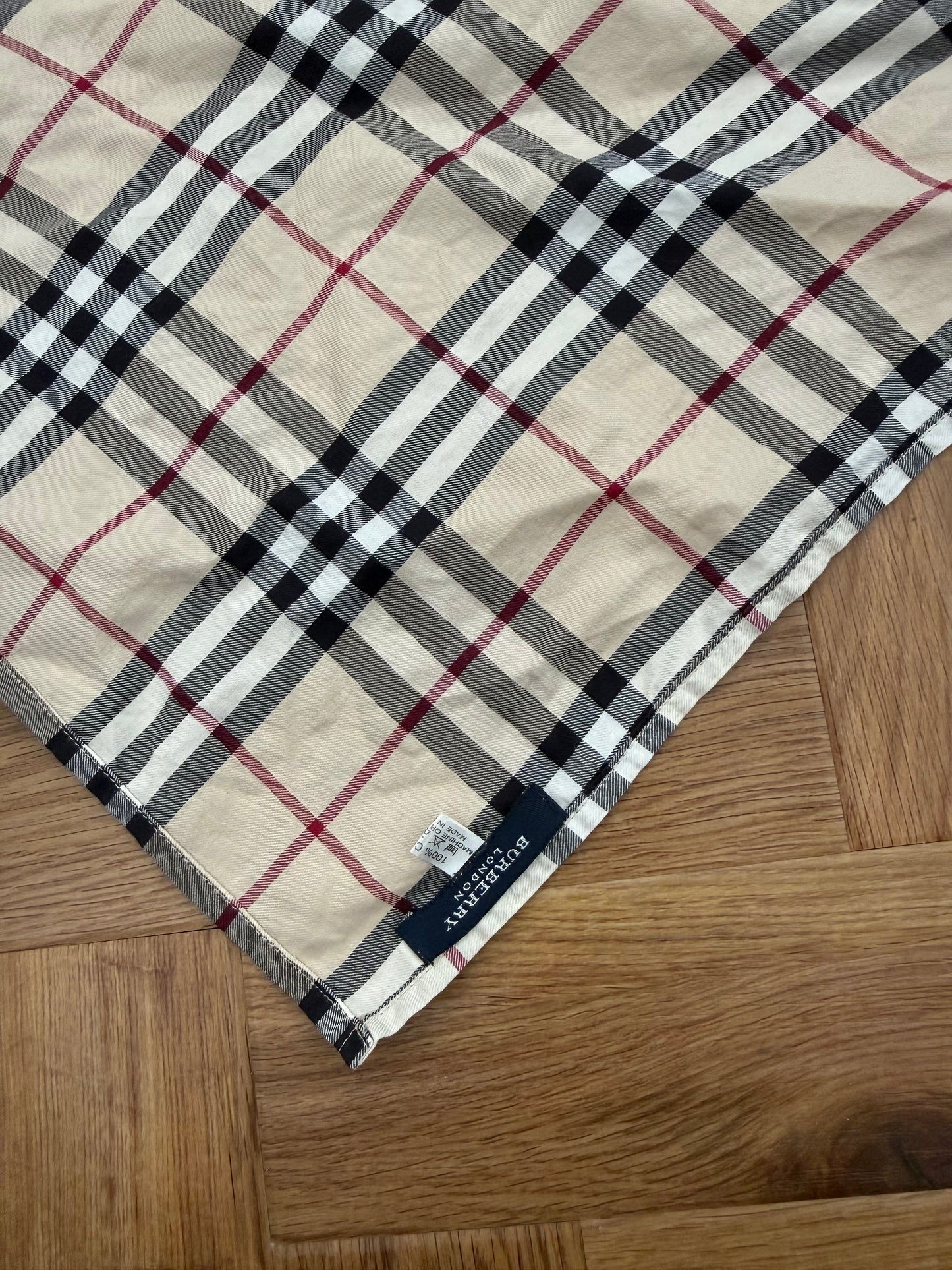 Vintage Burberry Triangle Scarf