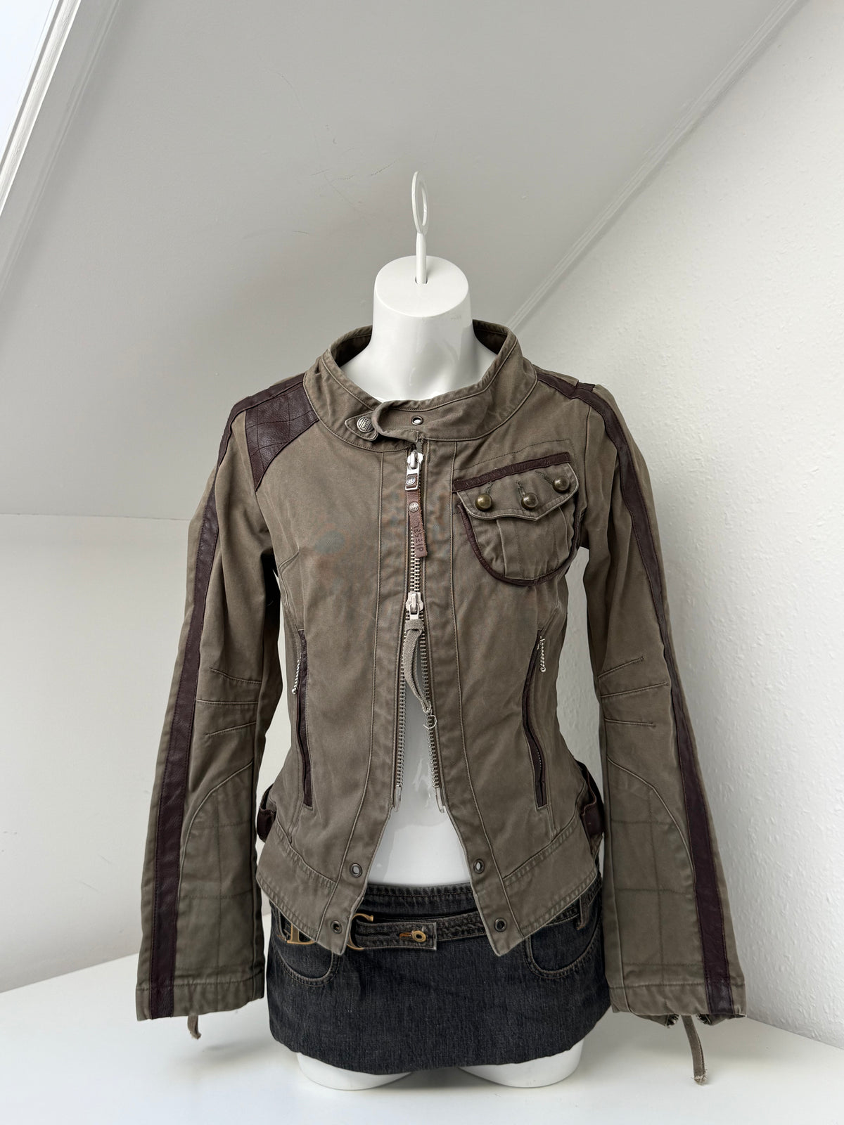 Vintage Diesel Fitted Utility Jacket (M)