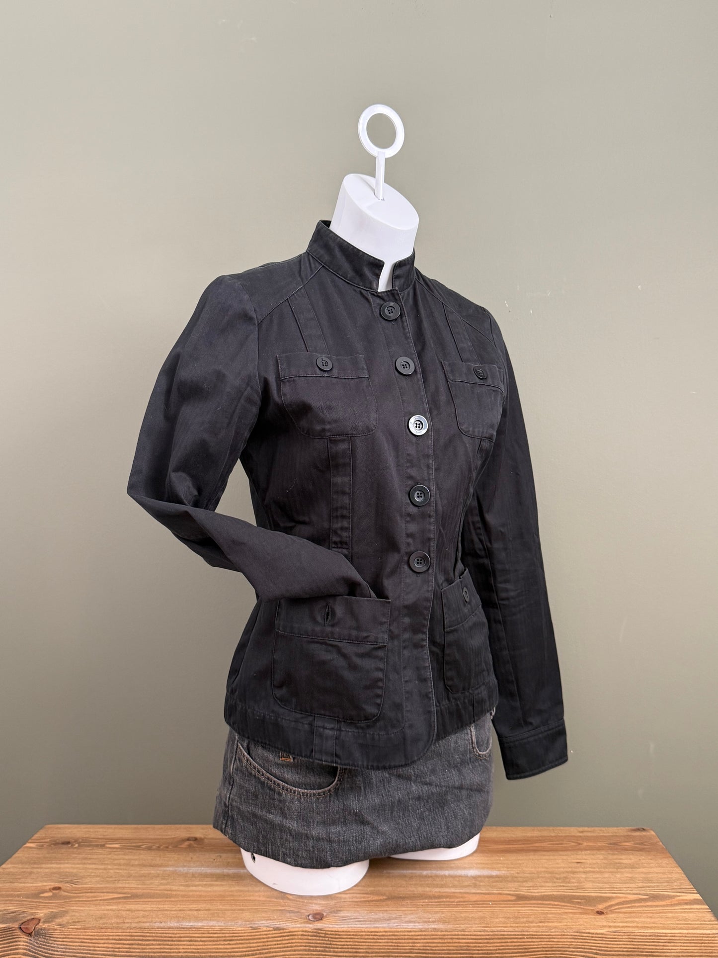 Black Military Jacket (UK10)