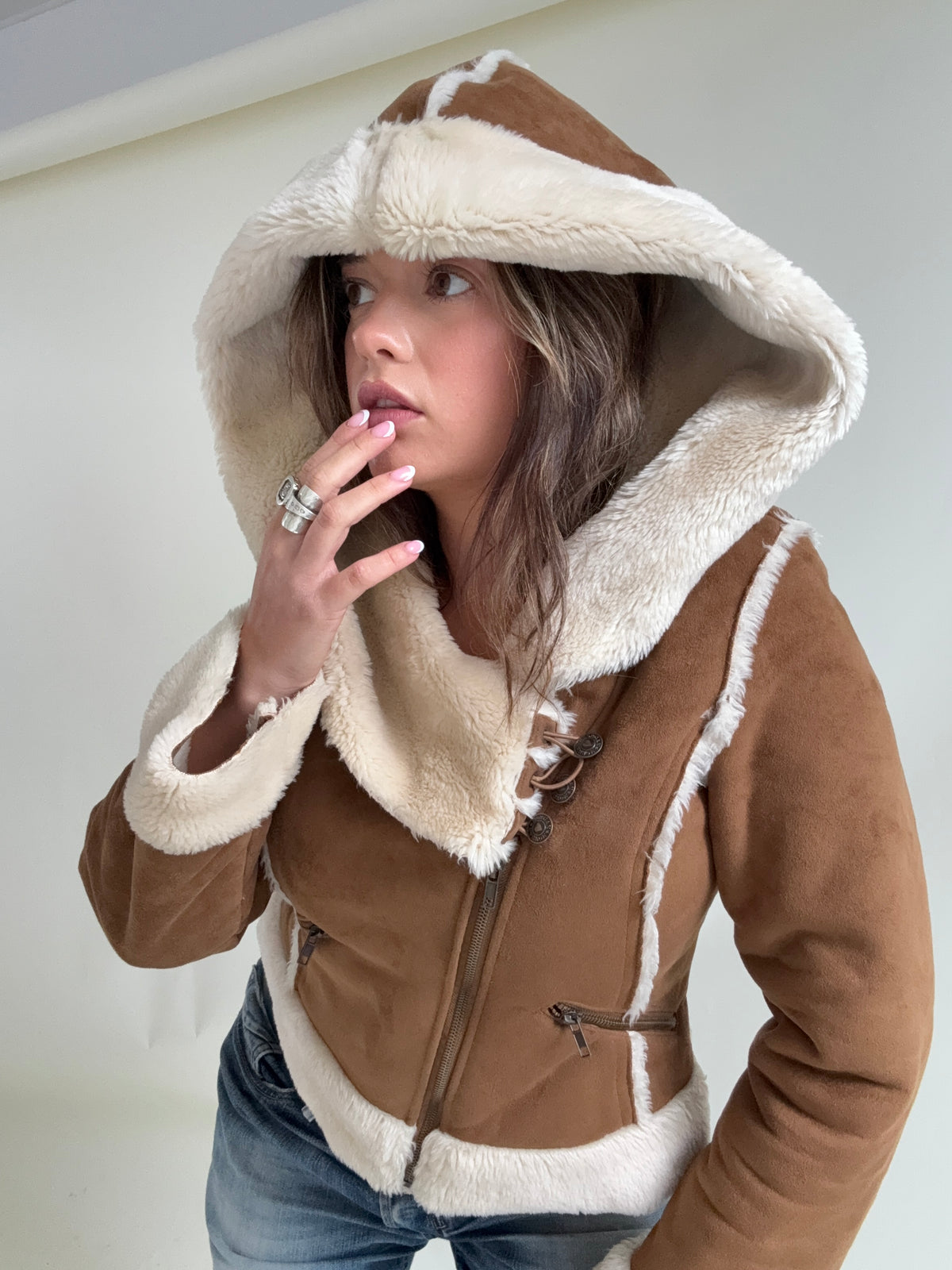 Morgan De Toi Faux Fur Jacket (S)
