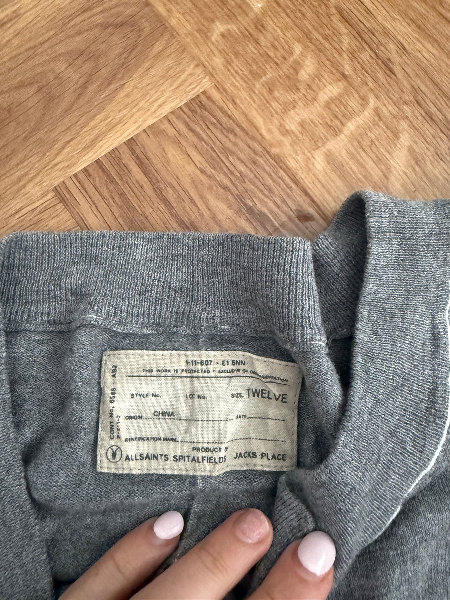 Allsaints Cropped Knit Cardigan (UK12)