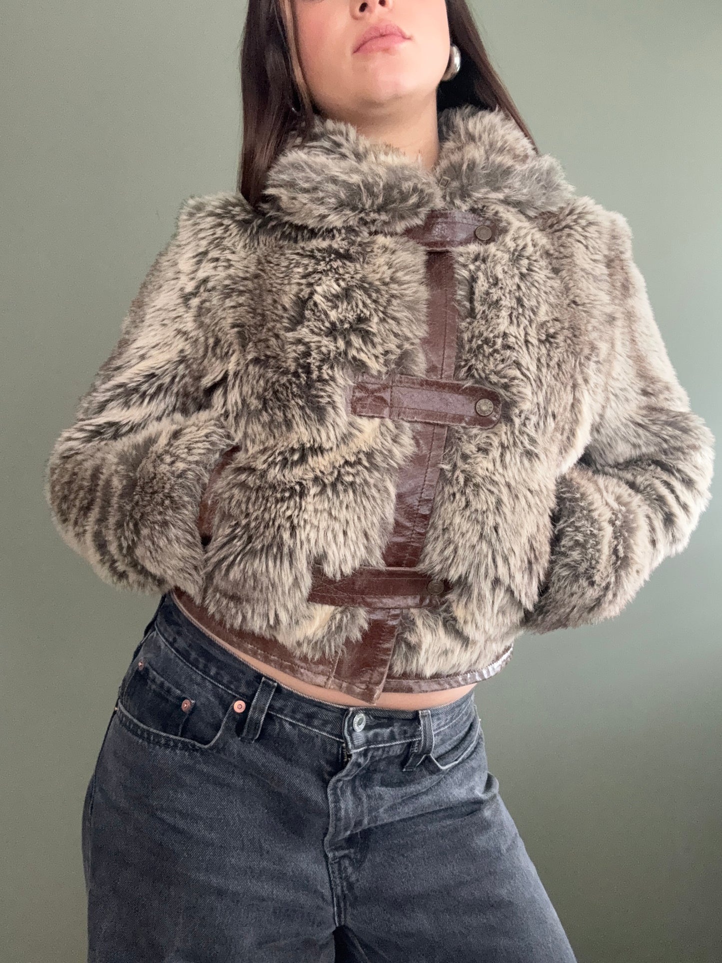 Faux Fur Jacket (UK10)