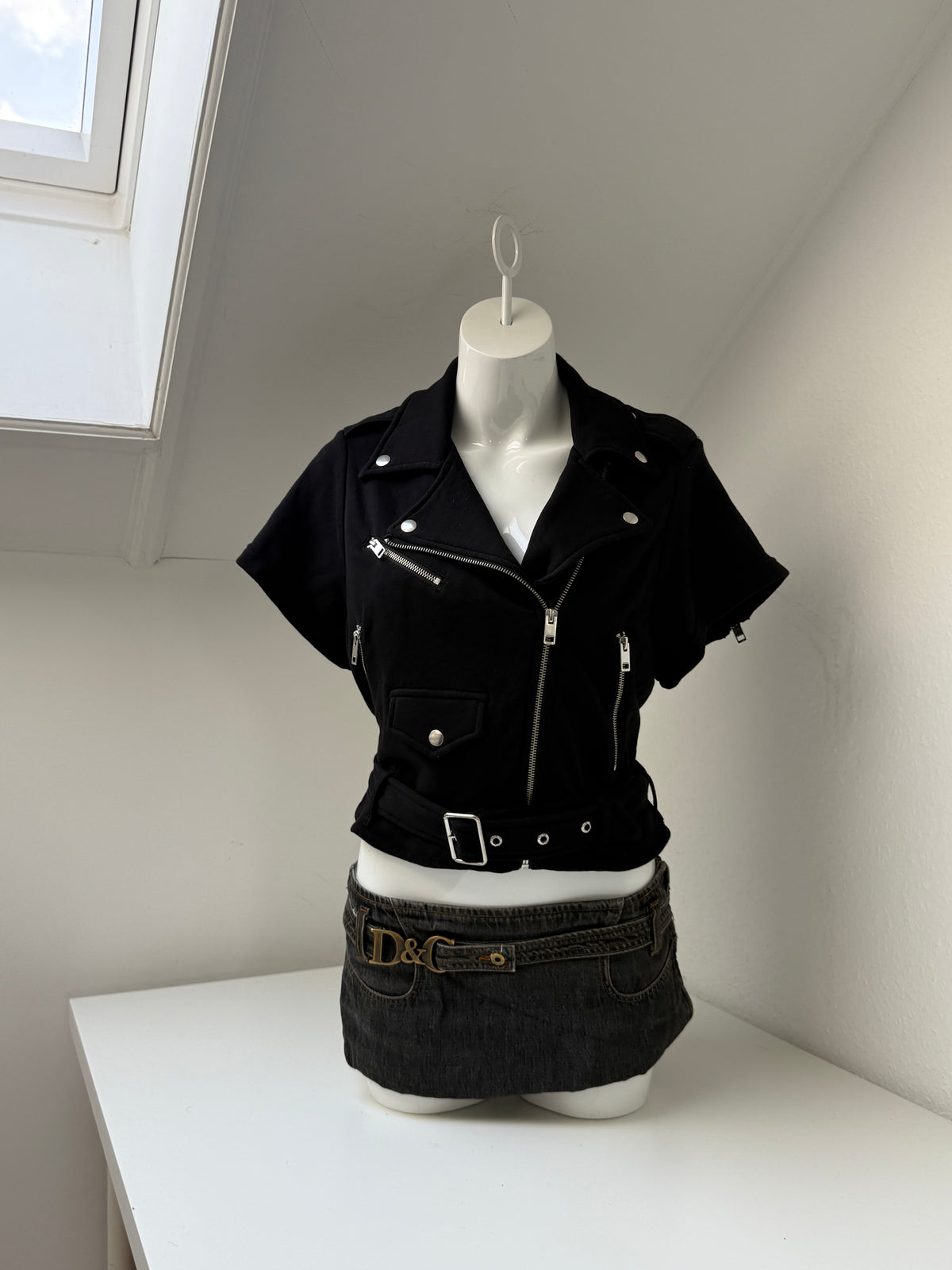 Diesel Shortsleeve Biker Jacket (S)