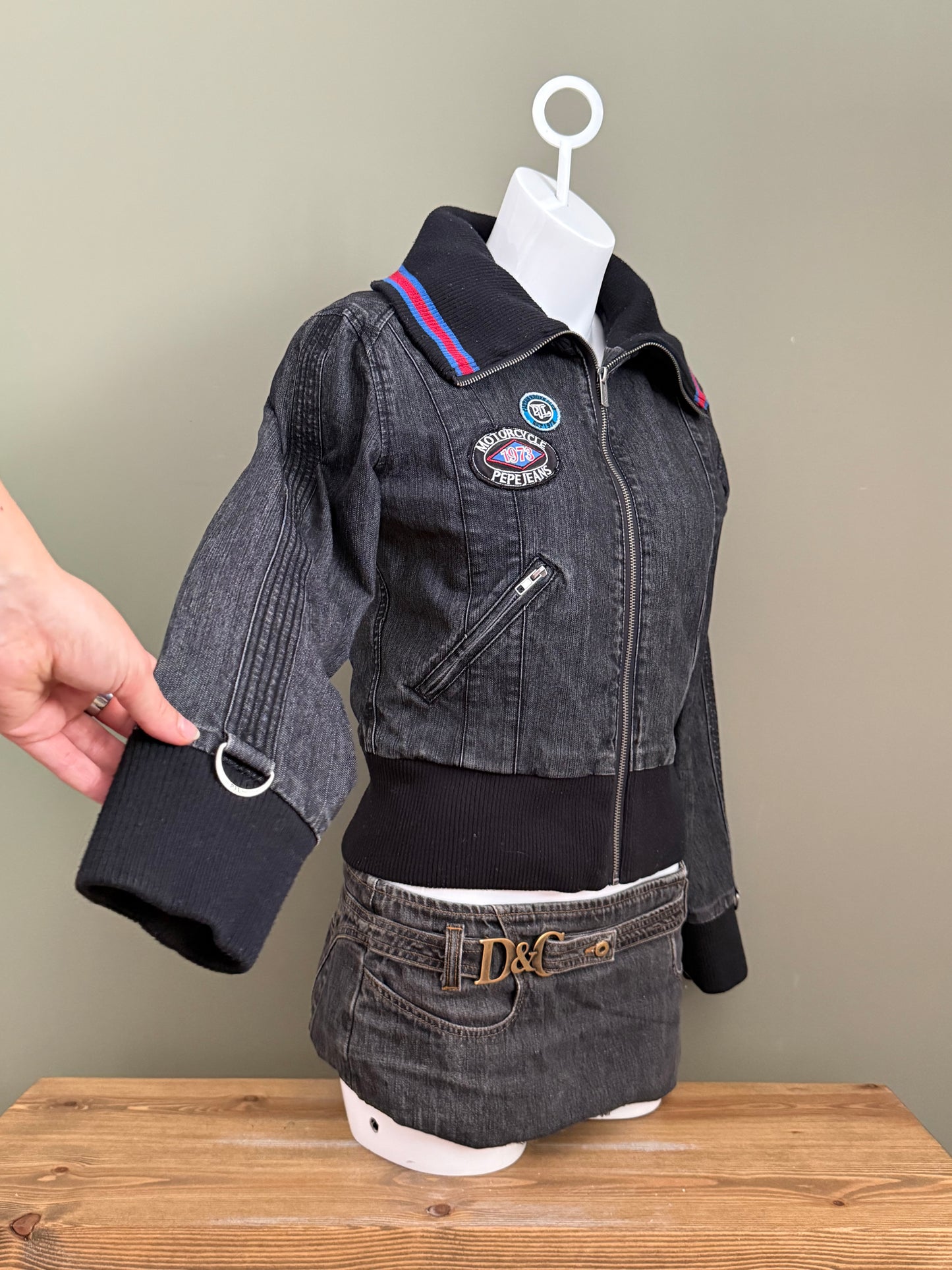 Pepe Jeans Denim Bomber Jacket (M)