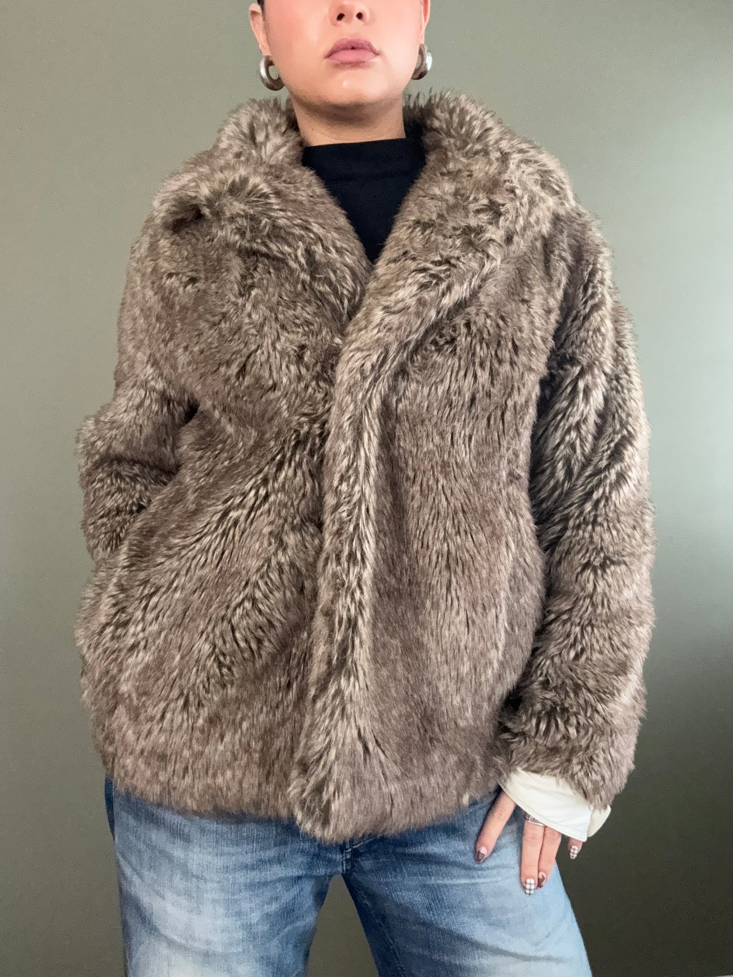 Diesel Faux Fur Jacket (S)