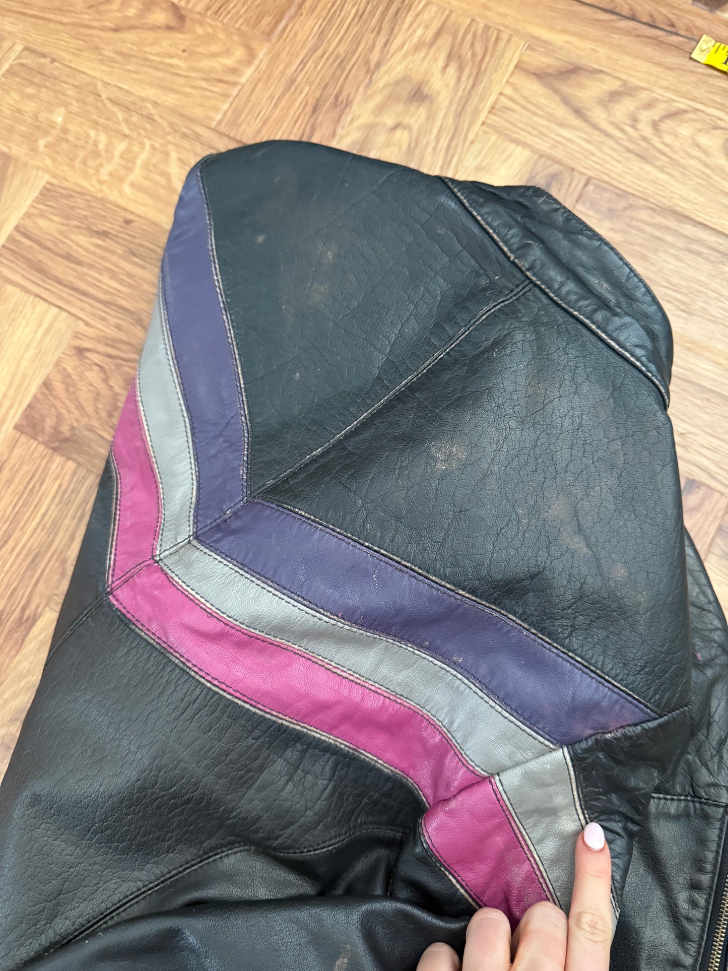 Miss Sixty Leather Racer Jacket (S)