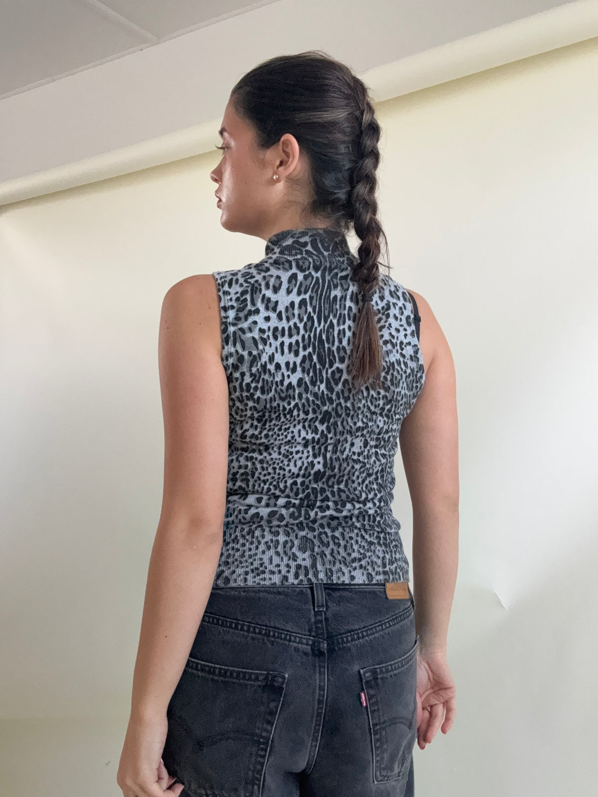 Karen Millen Leopard Top (XS)