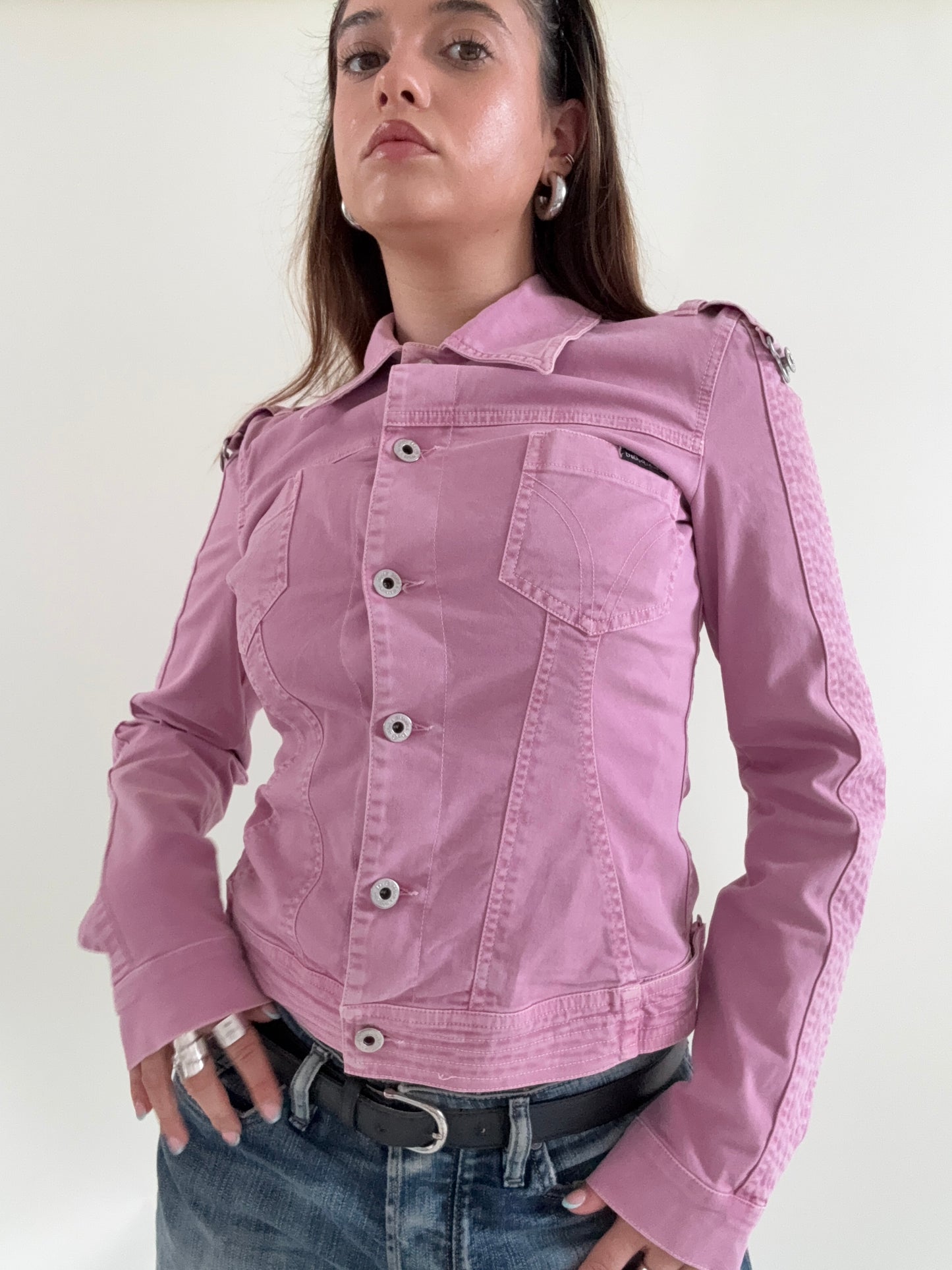 Dolce & Gabbana Pink Denim Jacket (S)