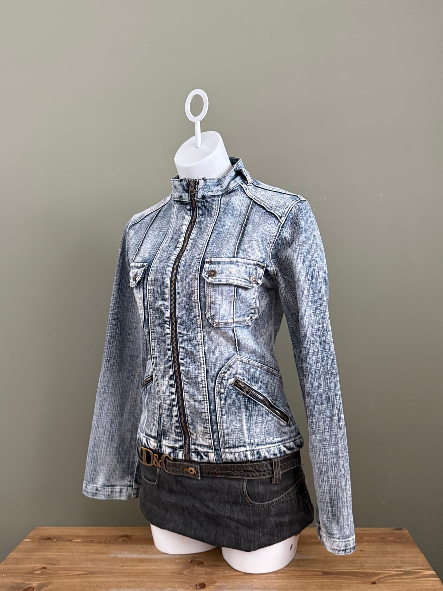 Denim Y2K Jacket (UK10)