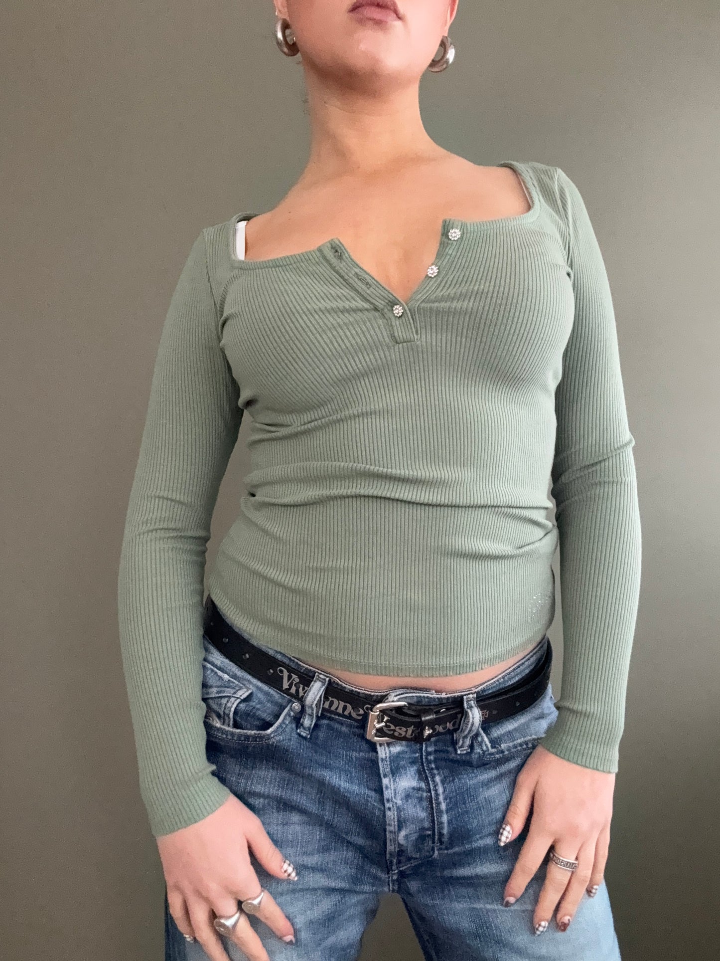 Guess Henley Top (S)