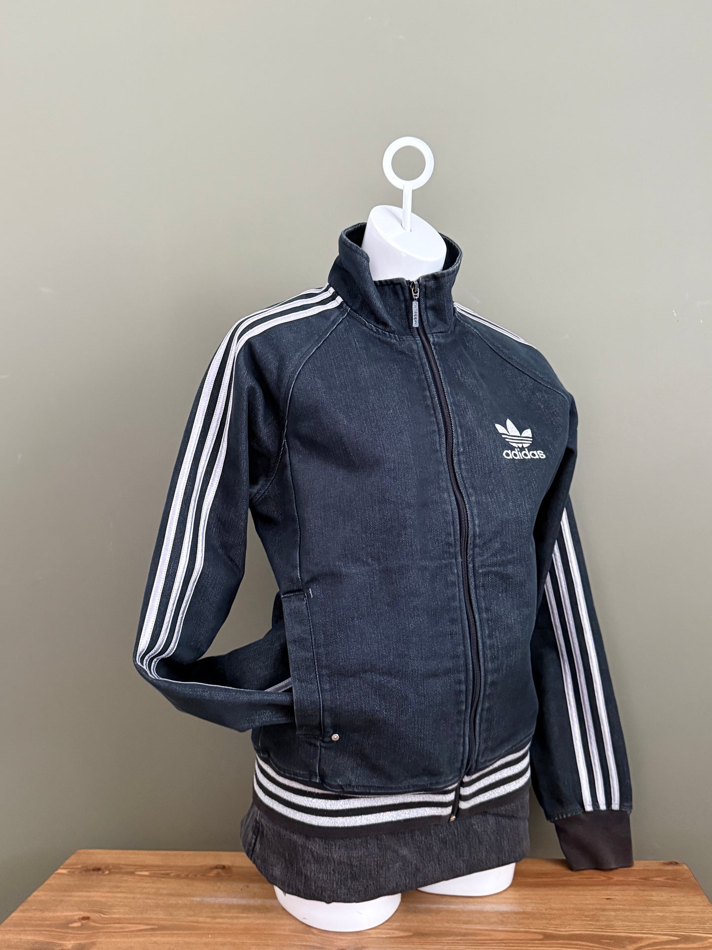 Adidas Denim Bomber Jacket (M)