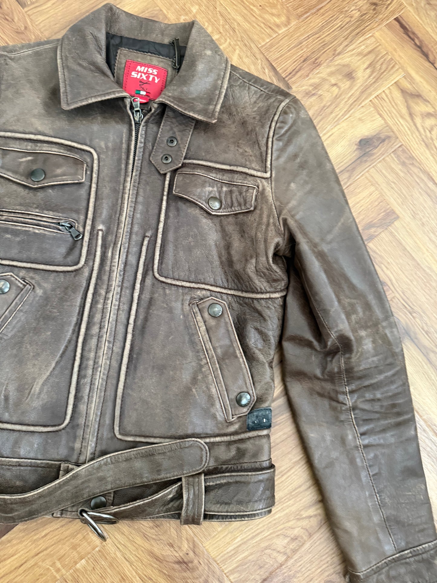 Miss Sixty Leather Jacket (M)