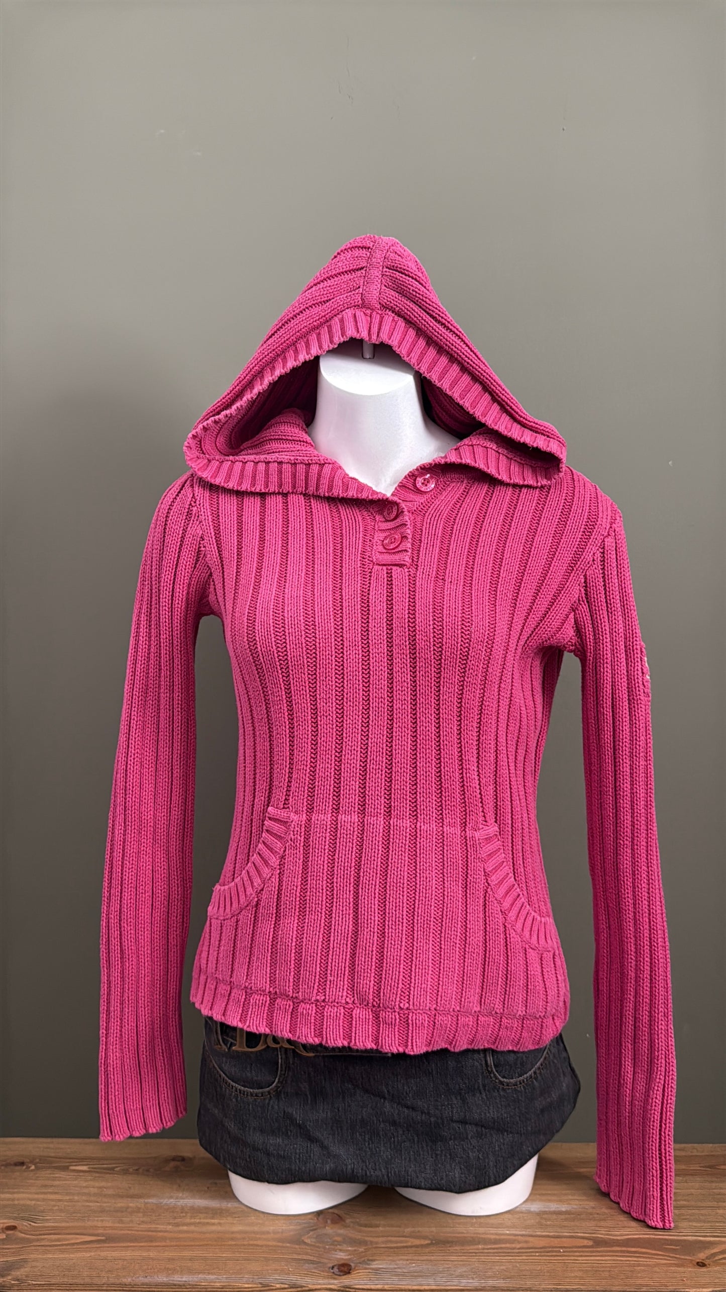 DKNY Pink Knit Jumper (M)