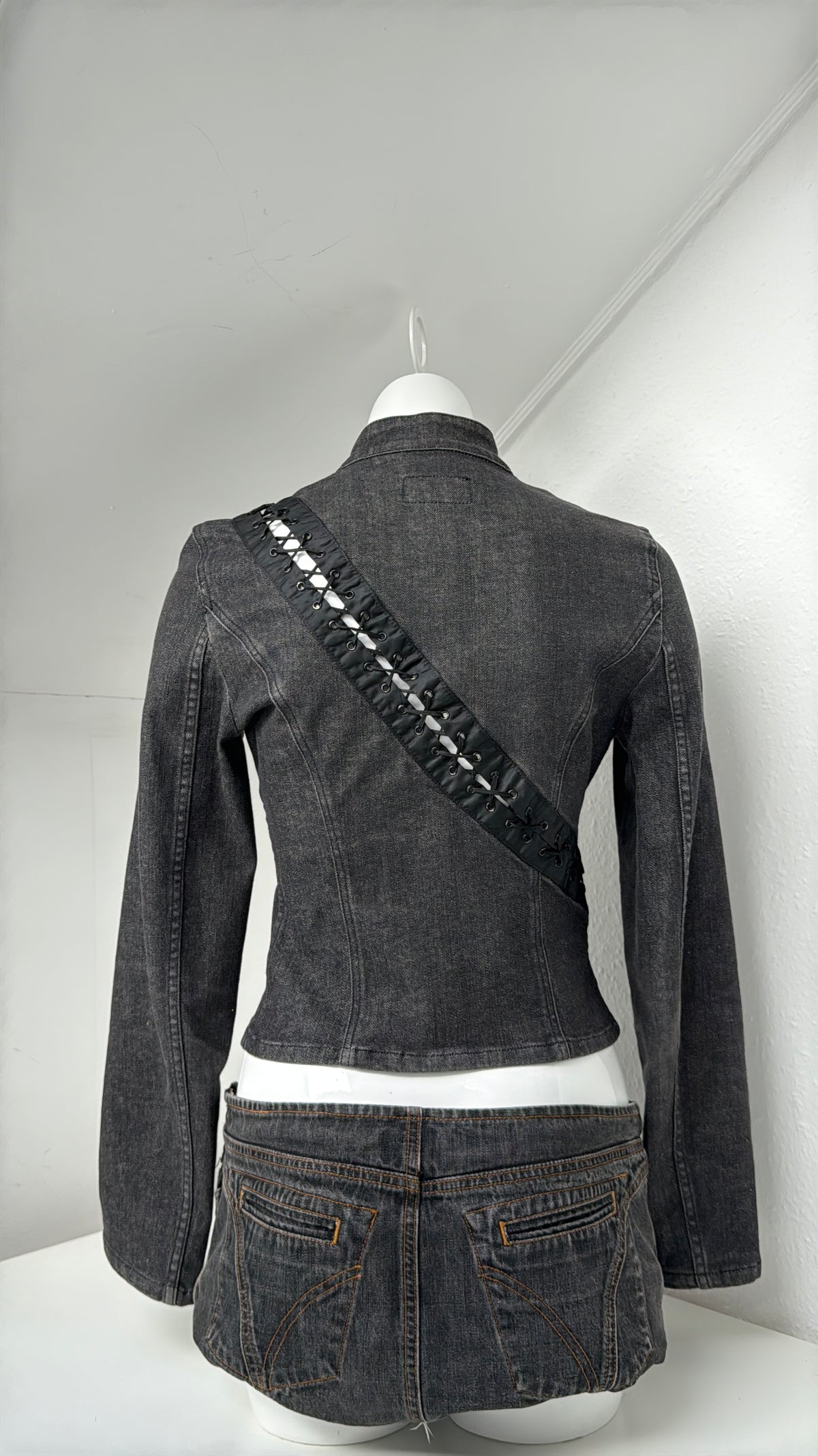 Dolce & Gabbana Denim Lace Up Jacket (S)