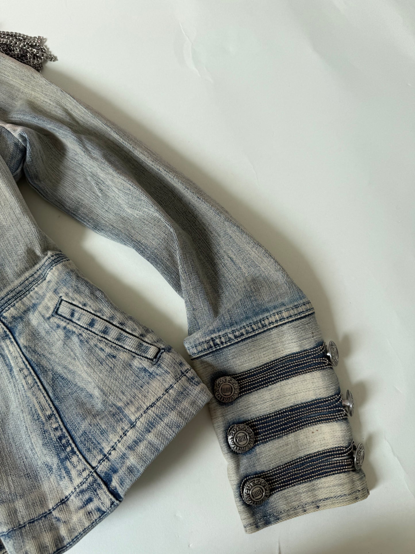 Guess Denim Military Jacket (S)