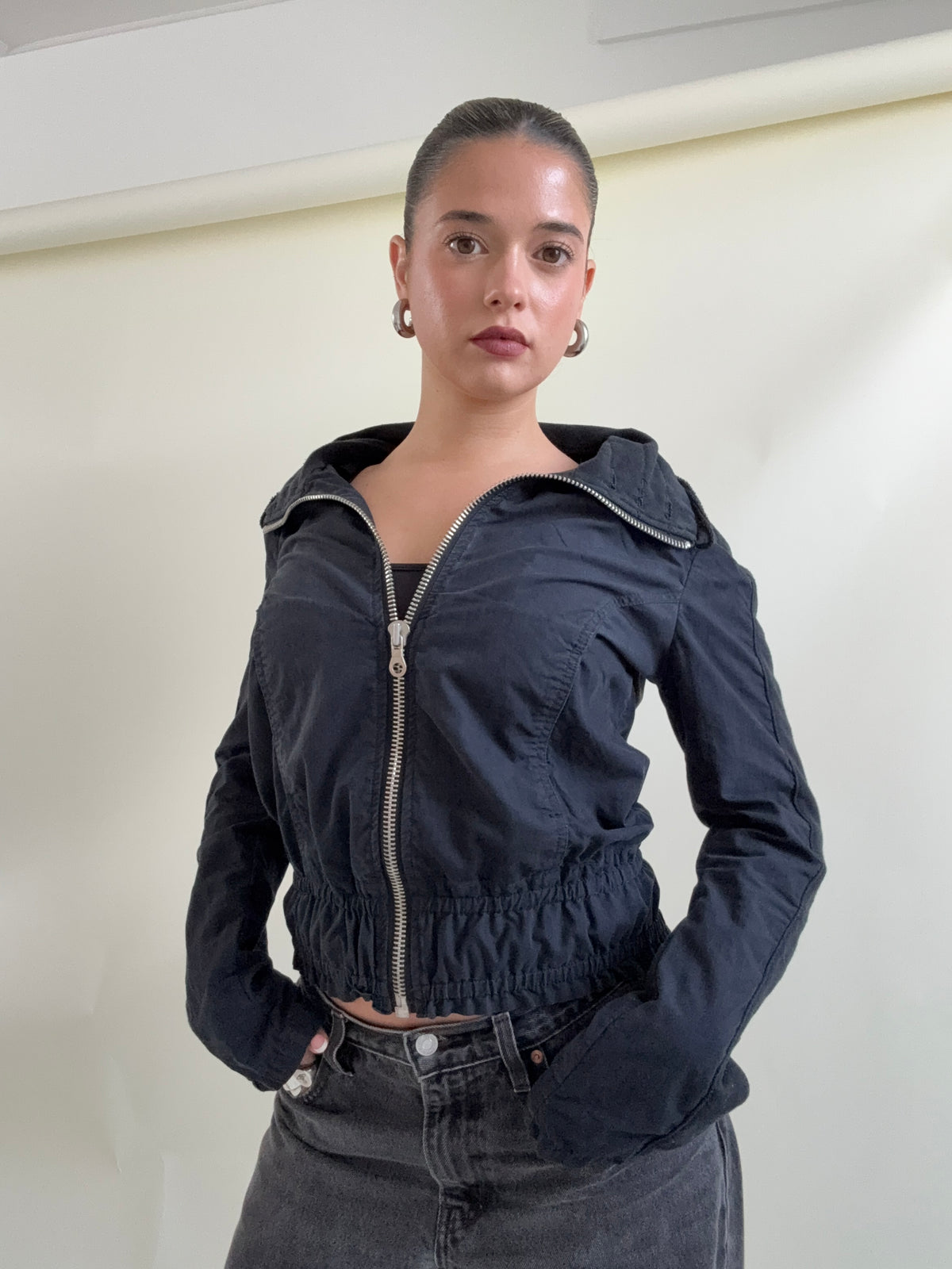Diesel Funnel Neck Cargo Jacket (S)