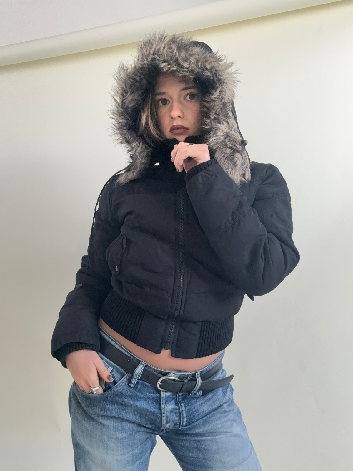 Y2K Puffer Jacket (UK10)