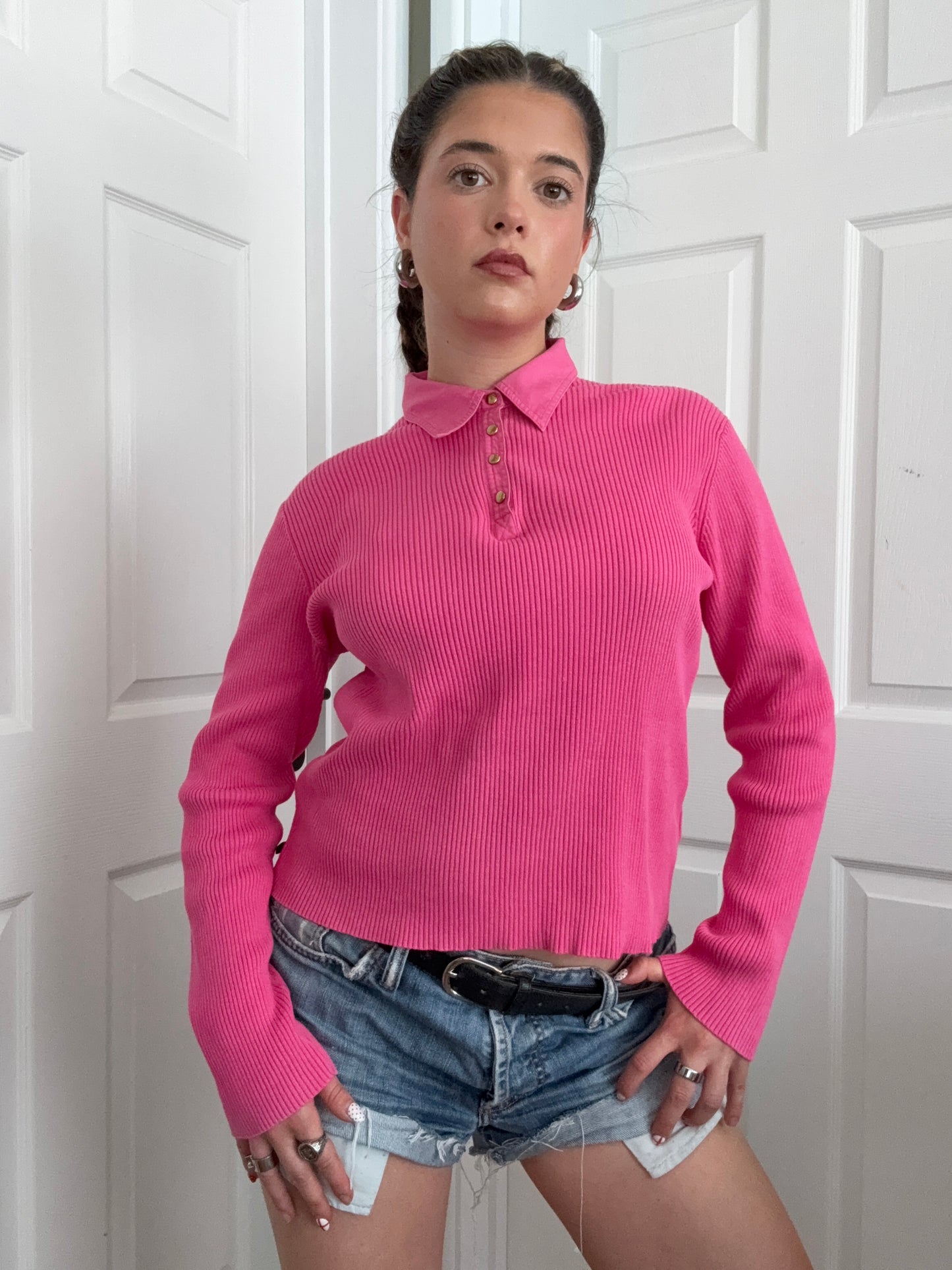 Pink Ralph Lauren Jumper (M)