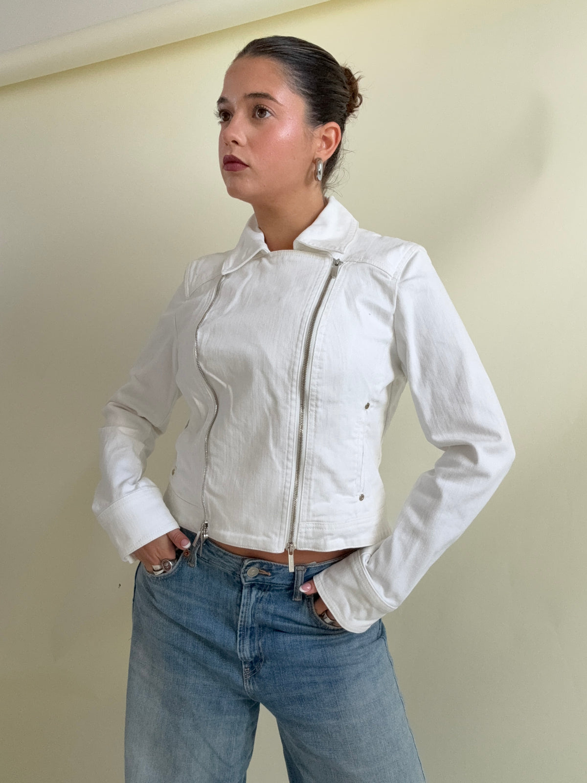 Karen Millen Fitted Biker Jacket (UK14)