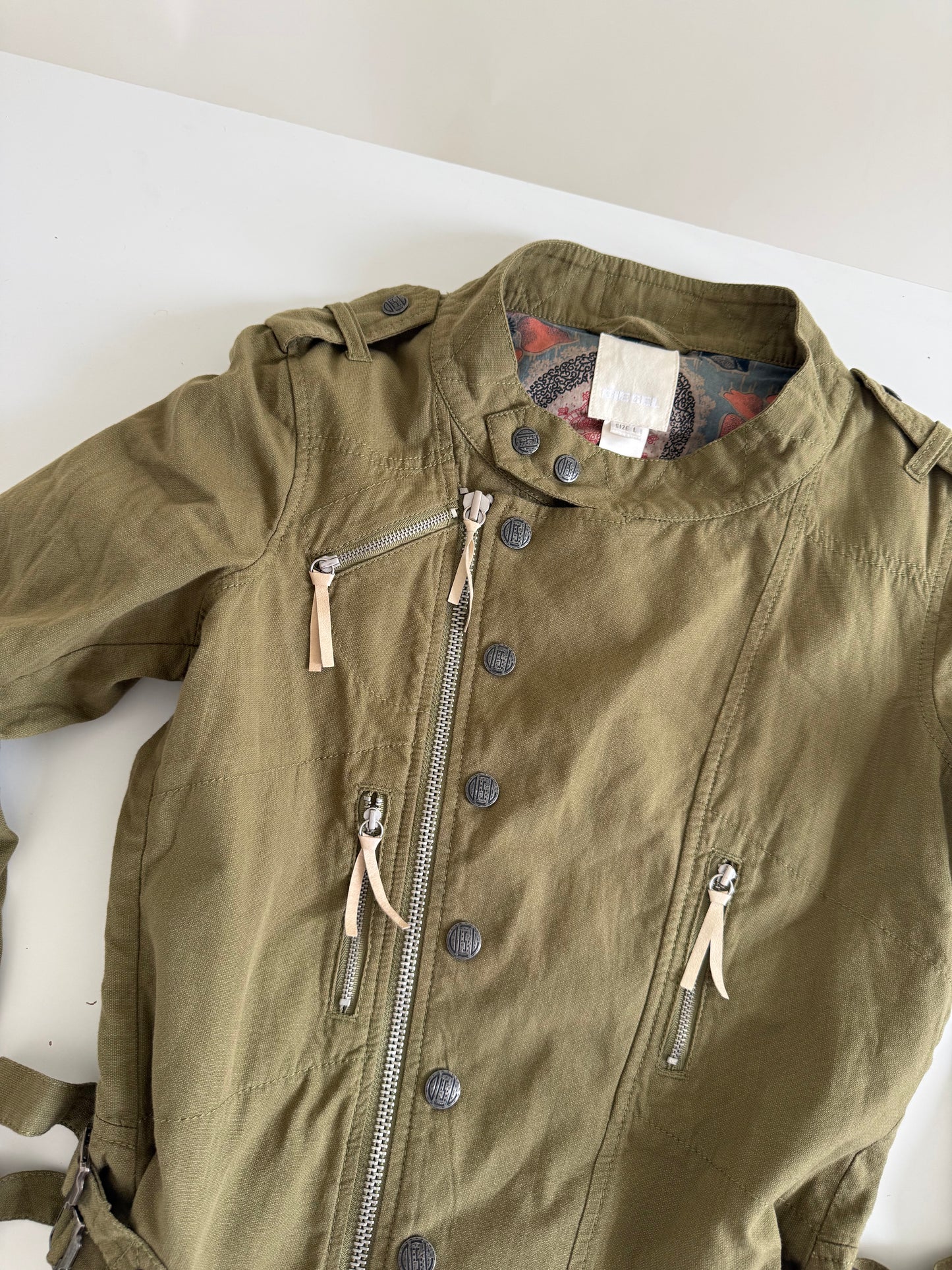 Diesel Asymmetric Buckle Jacket (L)