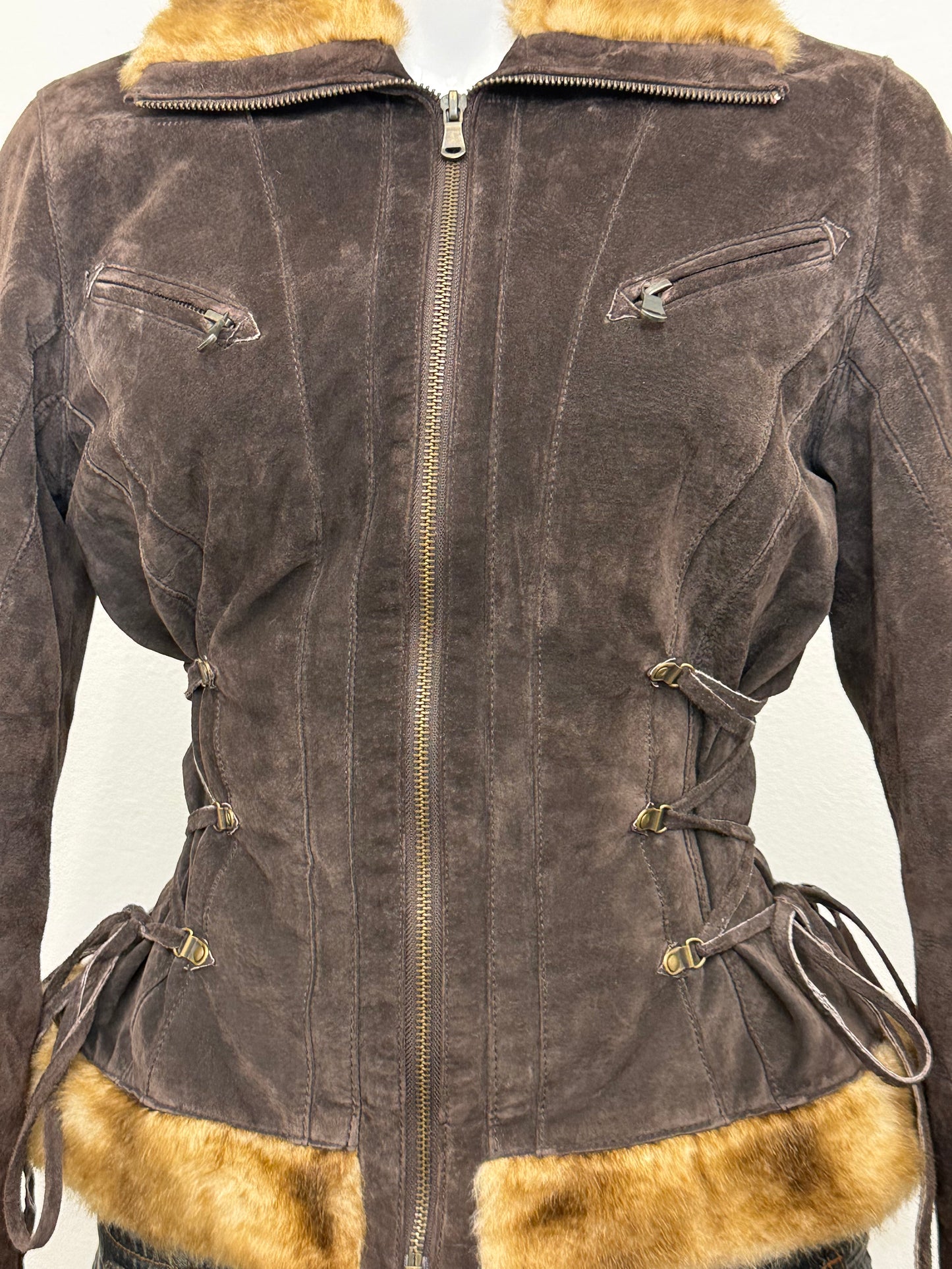 Suede Corset Jacket (S)