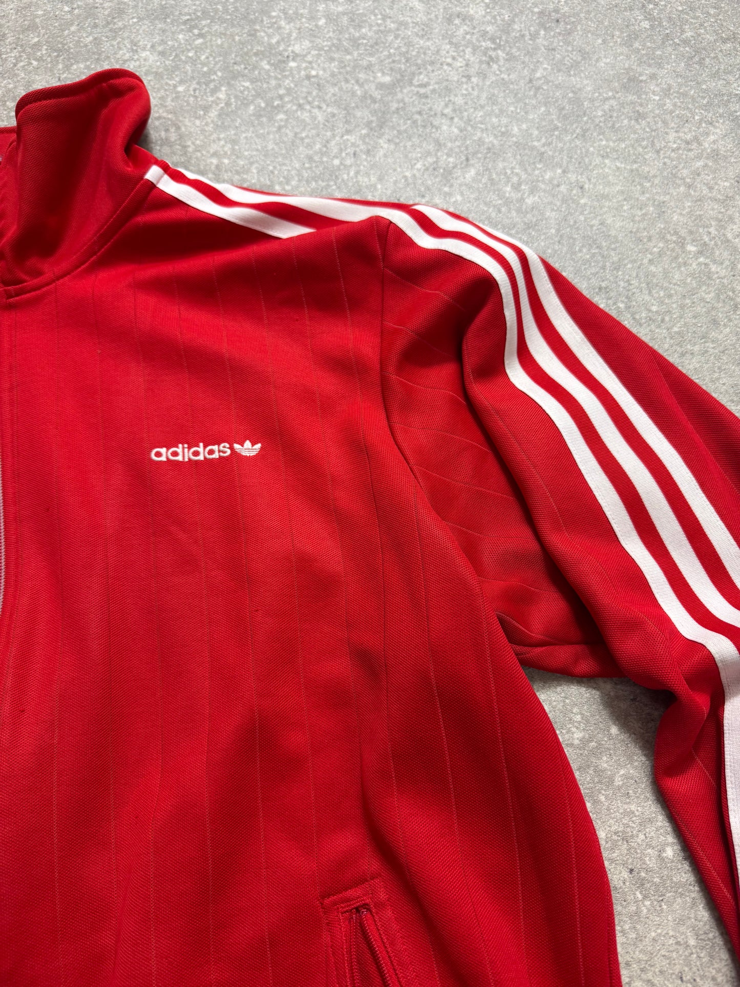 Adidas Pinstripe Tracksuit Top (L)