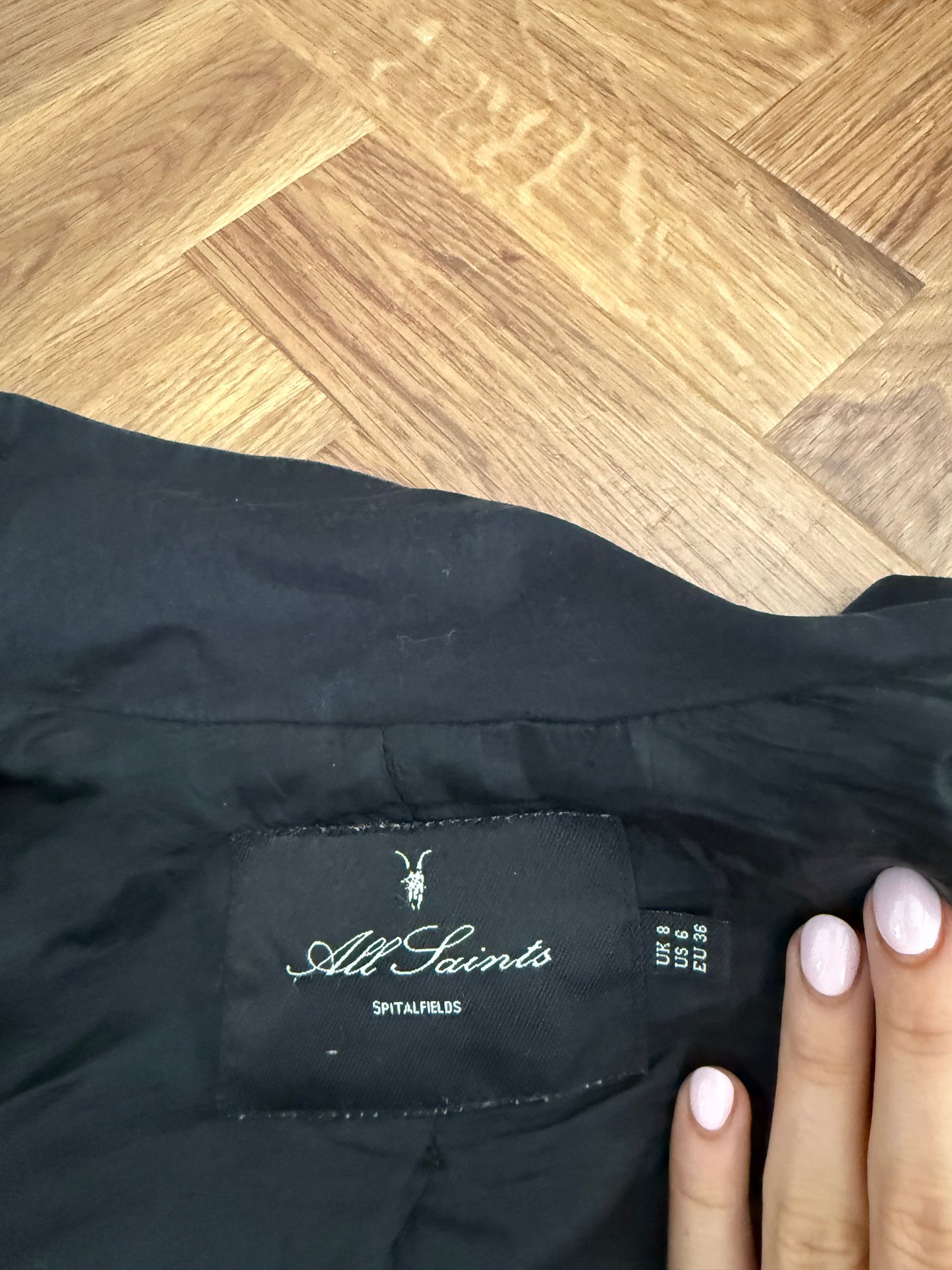 Allsaints Asymmetric Jacket (UK8)