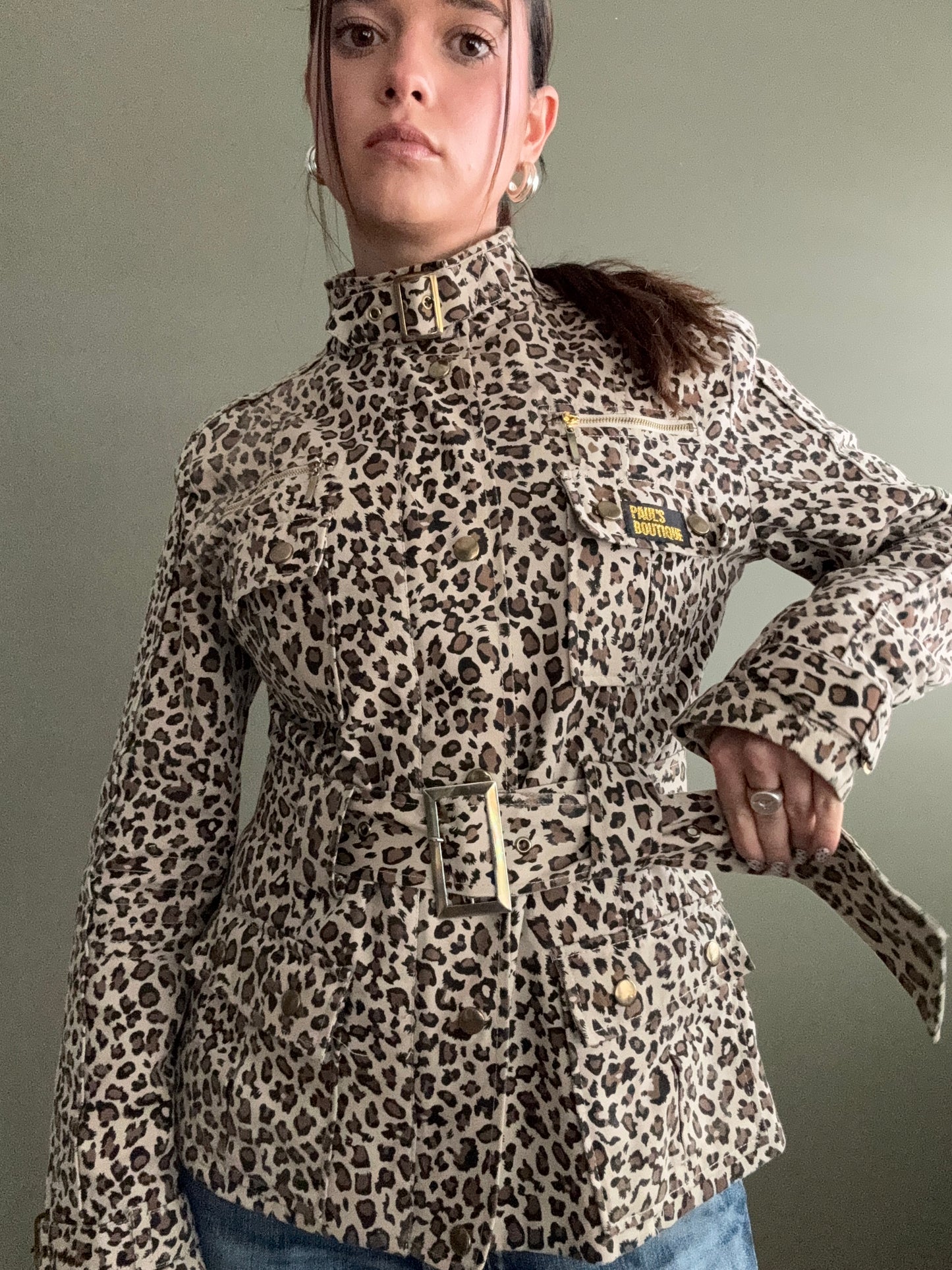 Paul’s Boutique Leopard Jacket (M)