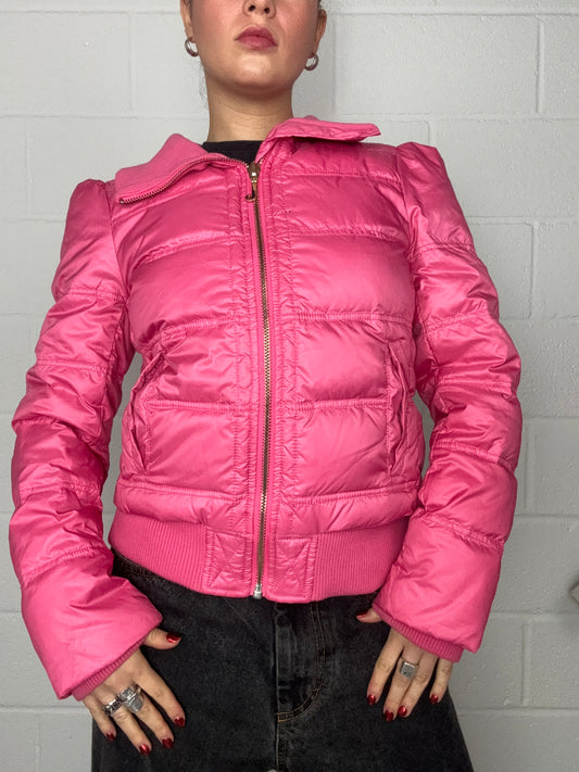 Pink Juicy Couture Puffer Jacket (M)