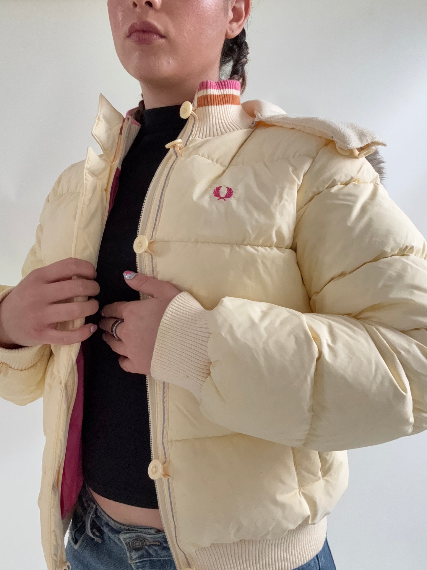 Fred Perry Puffer Jacket (UK12)