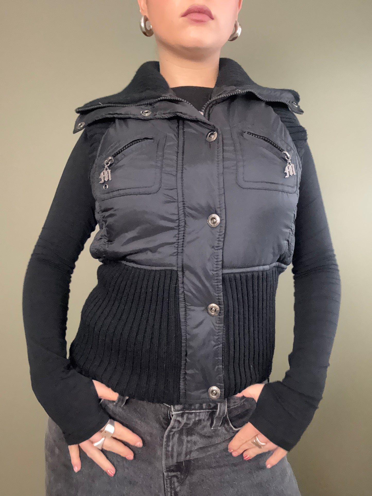 Y2K Fitted Gilet (S)