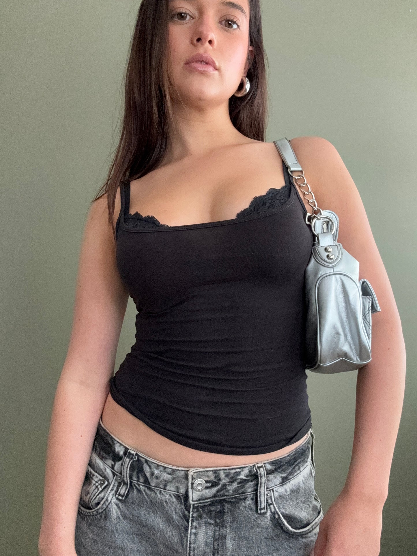Jane Norman Silver Handbag